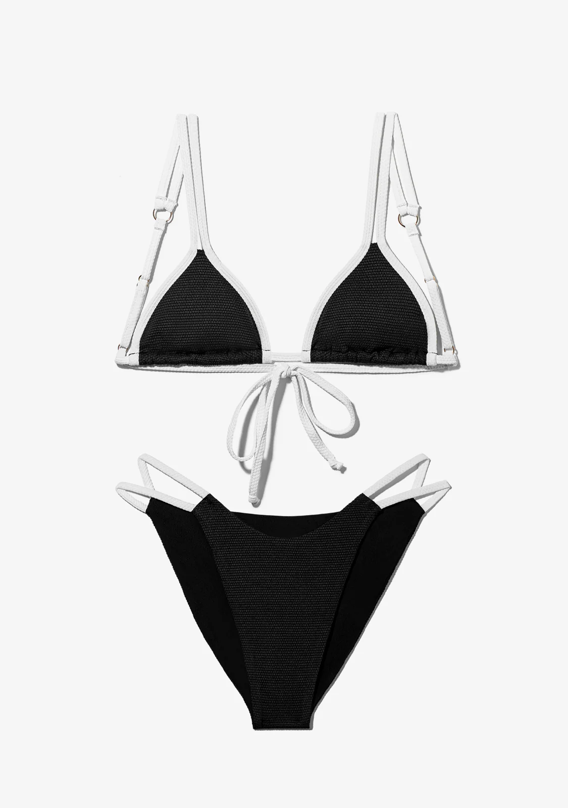 Aruba Top + Feroe Bottom Bikini Black - Image 2