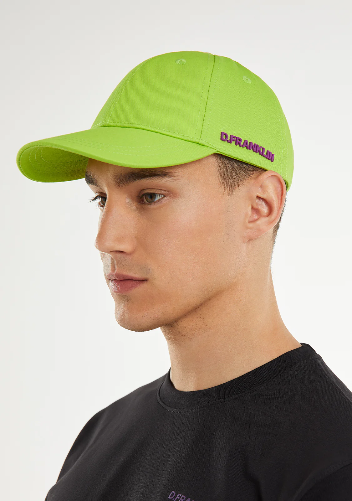 Basic Flag Cap Lime / Purple - Image 6