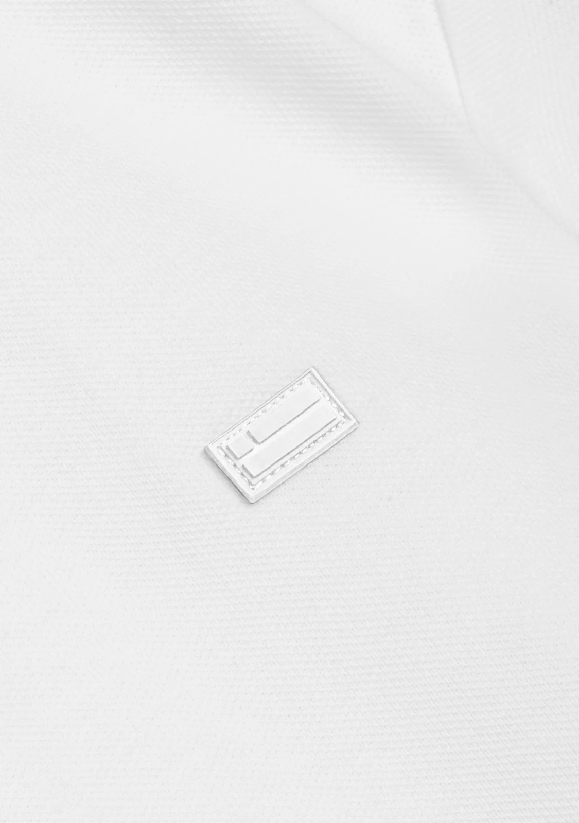 Basic Polo Shirt Full White - Image 2