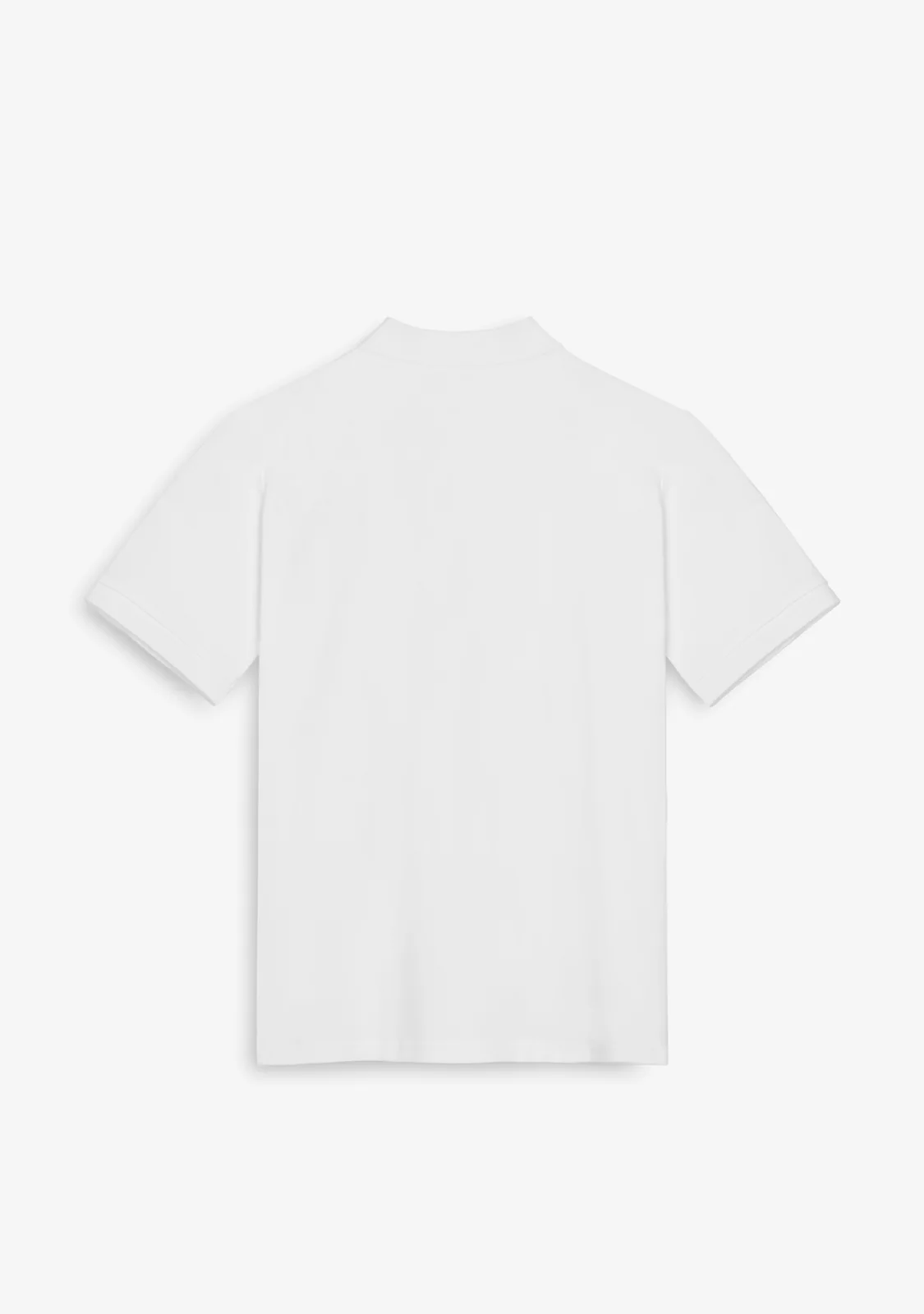 Basic Polo Shirt Full White - Image 3