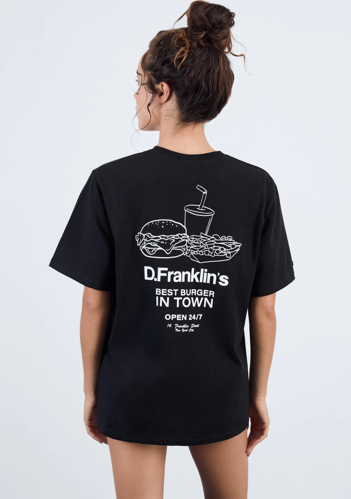 Best Burger T-Shirt Black / White - Image 5