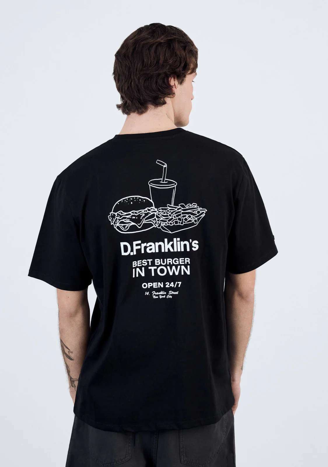 Best Burger T-Shirt Black / White - Image 7