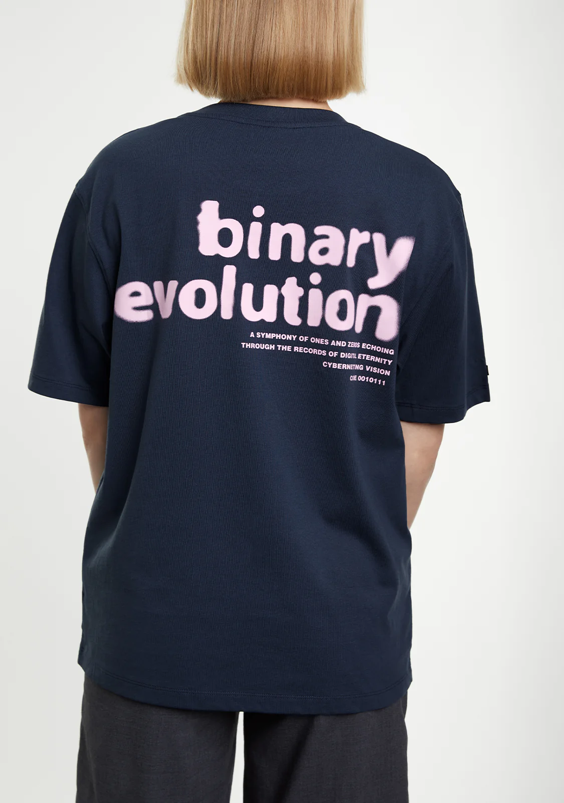 Binary Tee Grey - Image 5