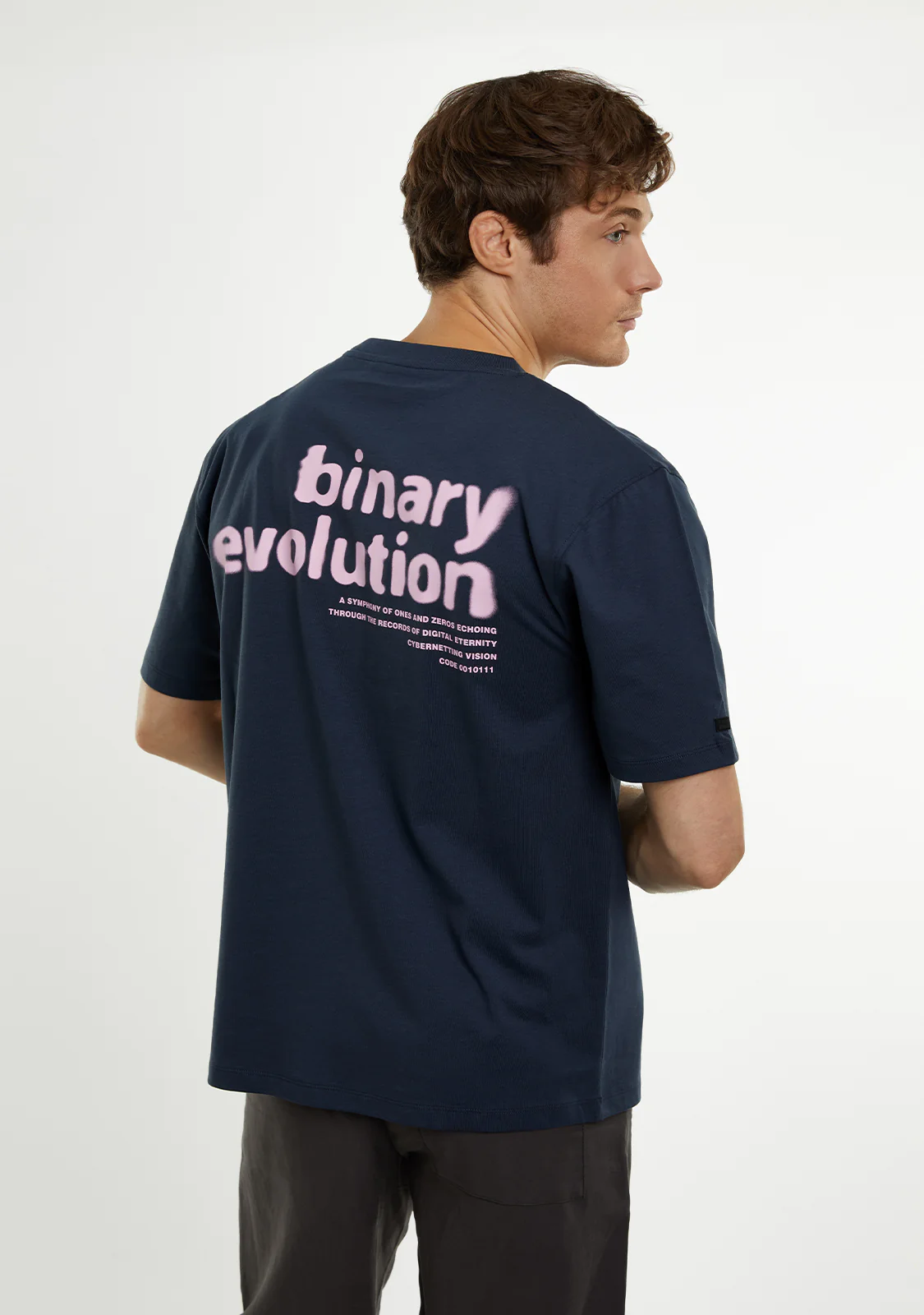 Binary Tee Grey - Image 7