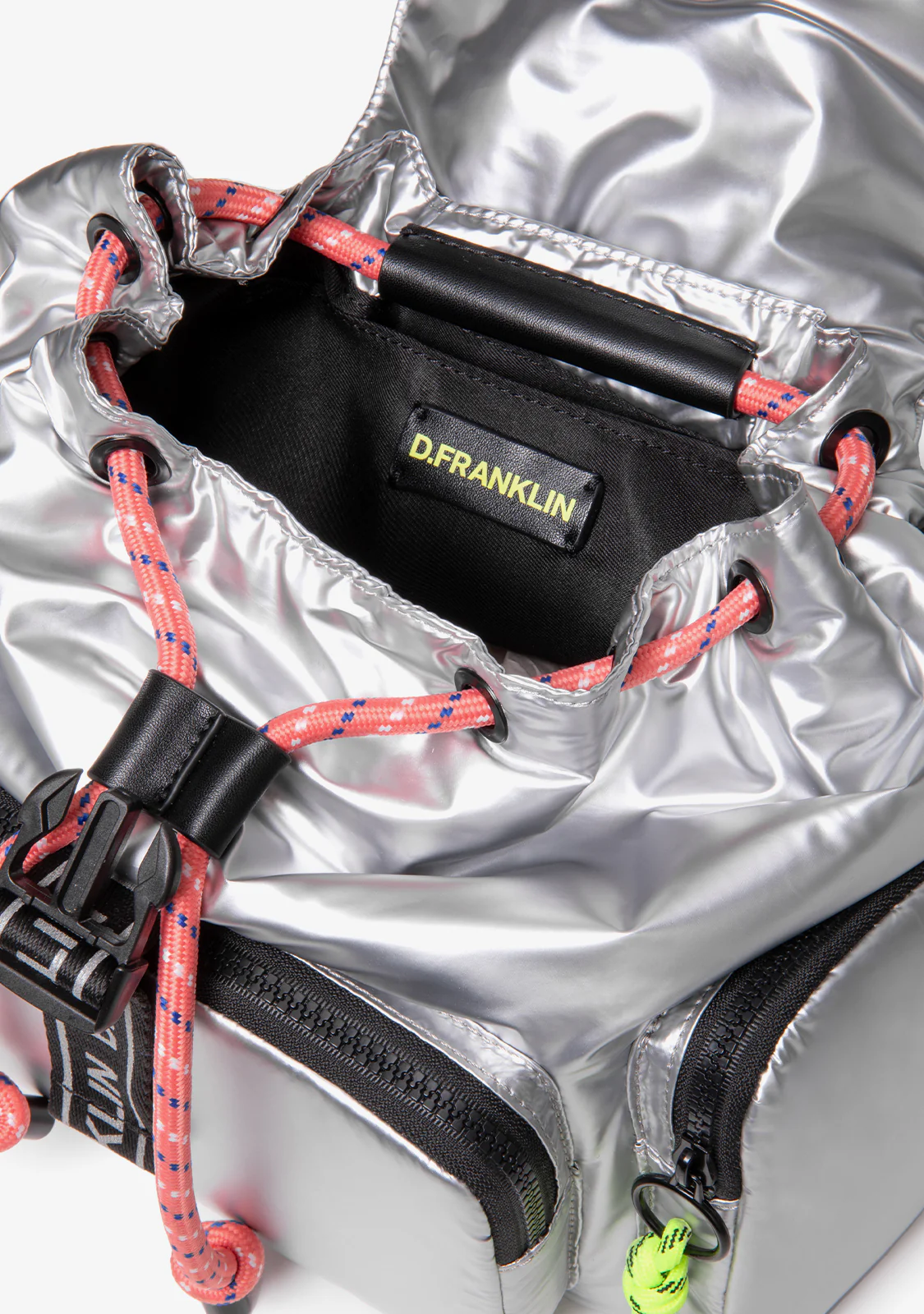 Bomb Flap Backpack Silver - Image 4