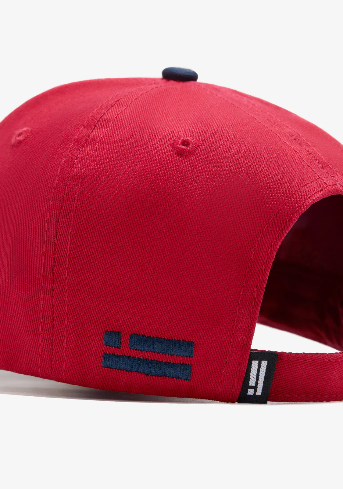 Brooklyn Basic Cap Red-Navy - Image 3