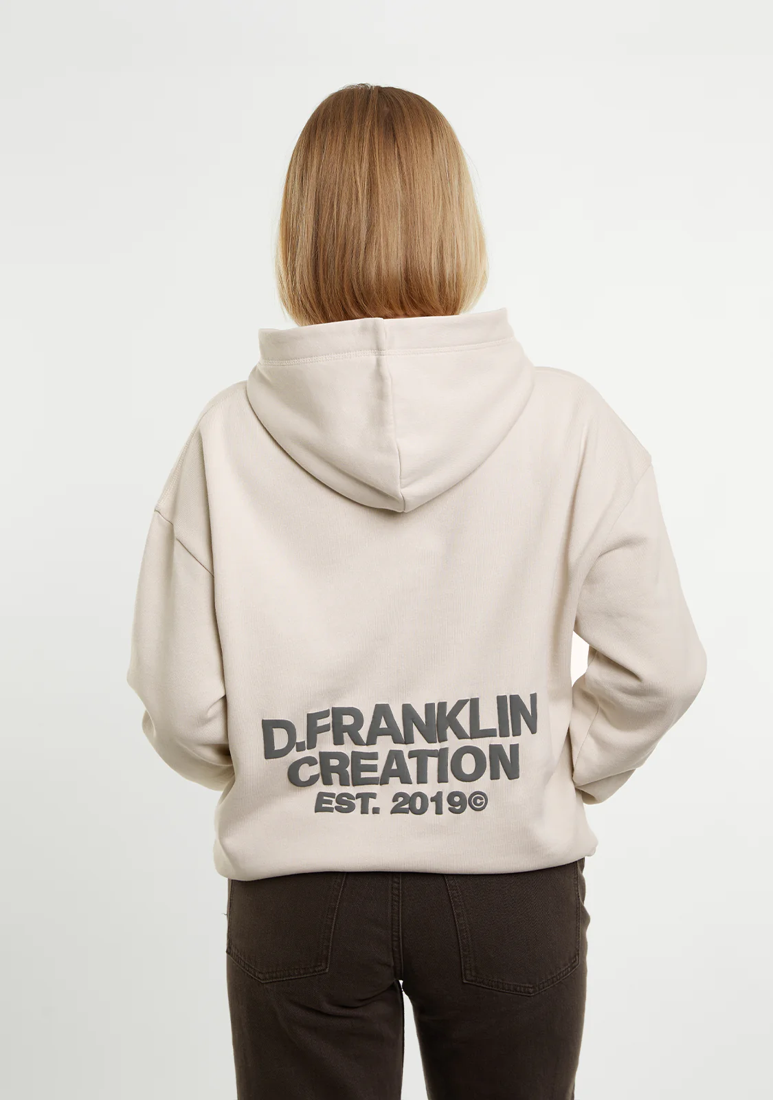 Classic Oversize Hoodie Ice Grey - Image 5