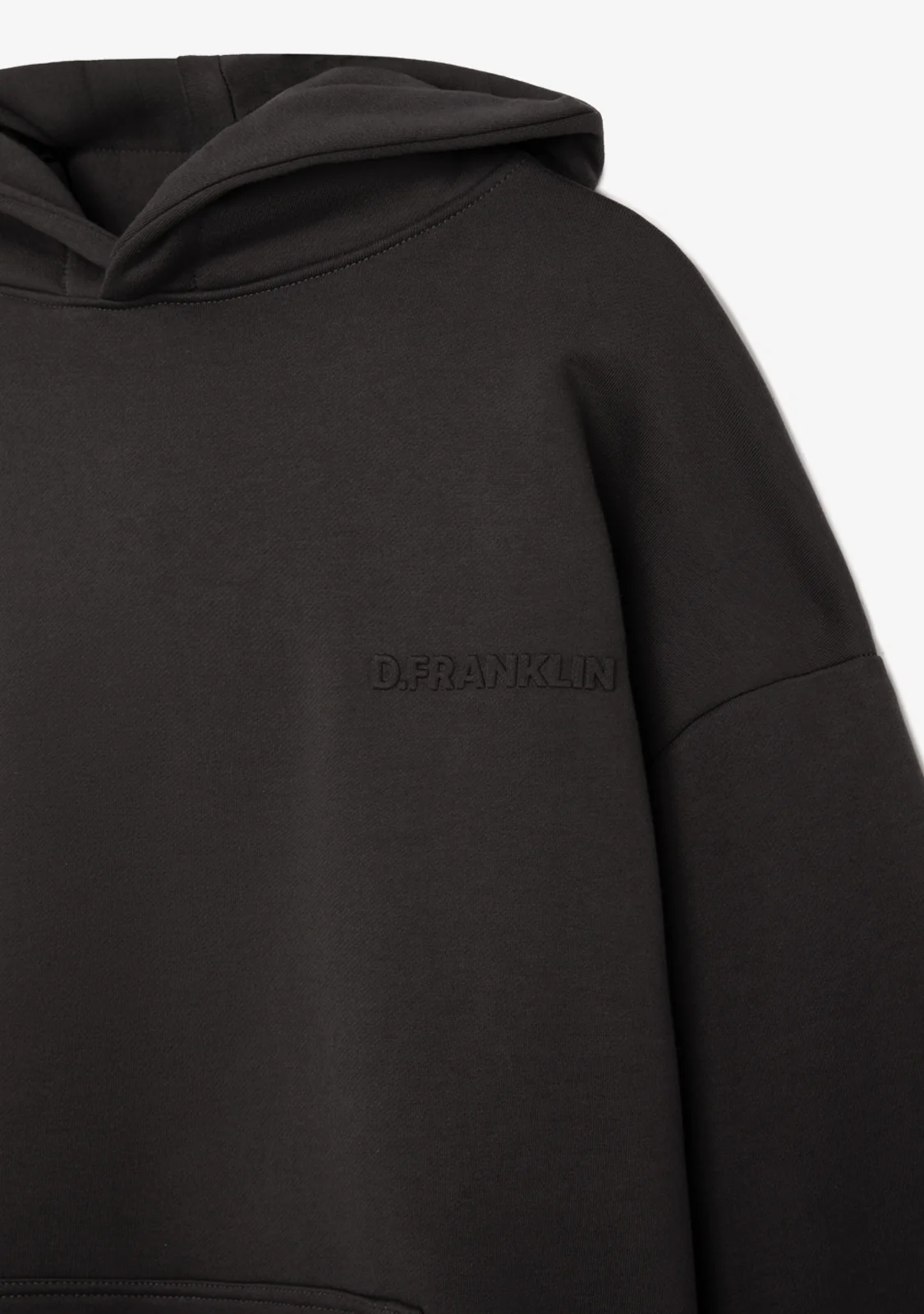 Clean-Cut Oversize Hoodie Anthracite - Image 2