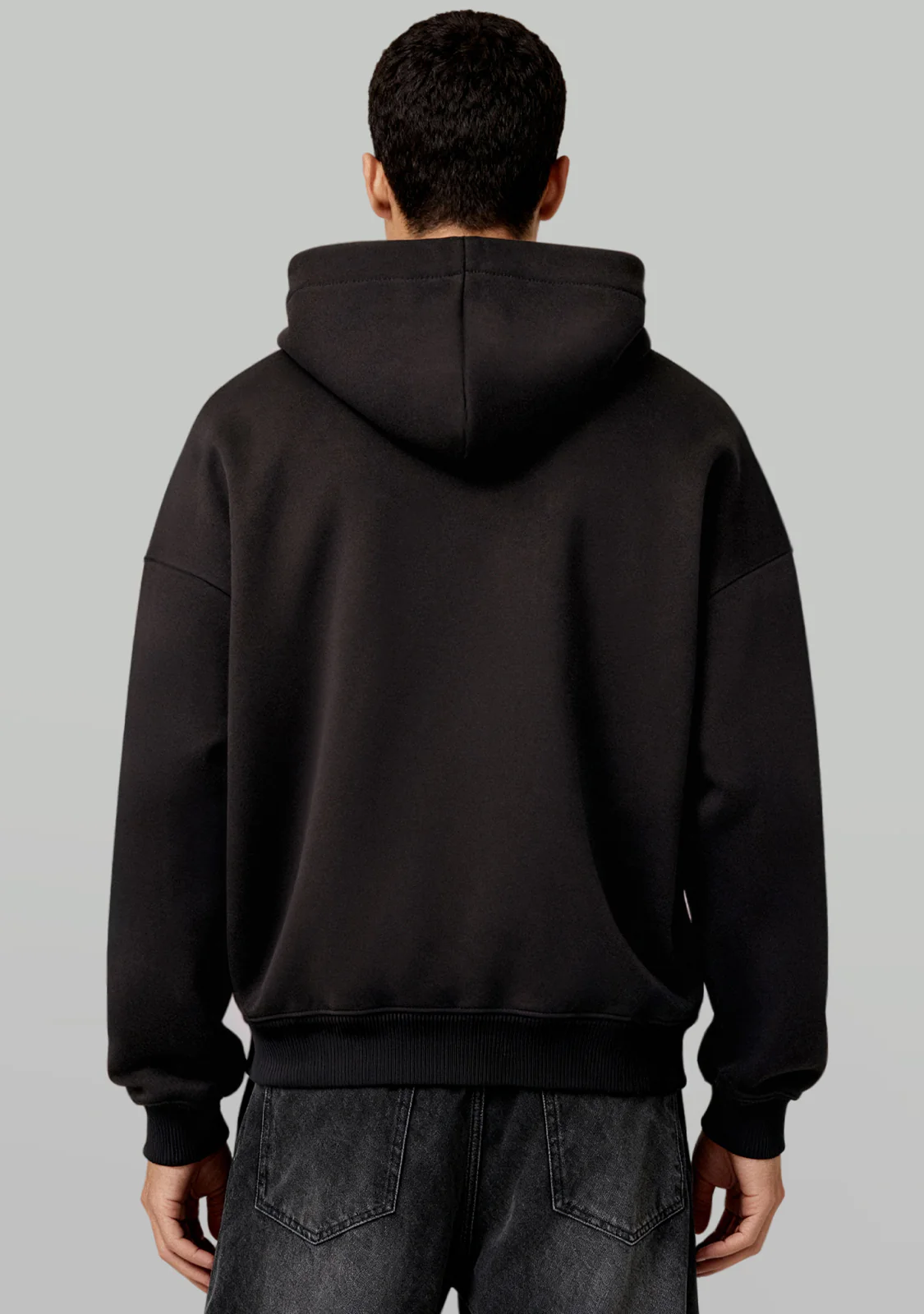Clean-Cut Oversize Hoodie Anthracite - Image 4