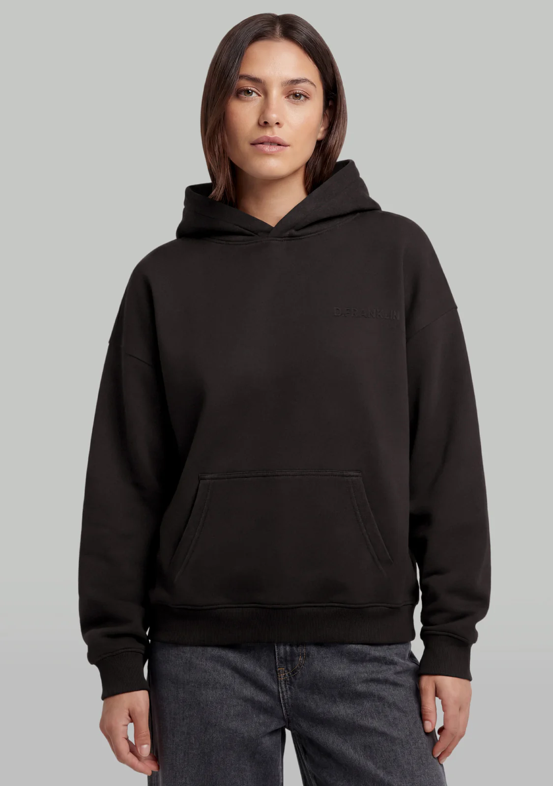 Clean-Cut Oversize Hoodie Anthracite - Image 5