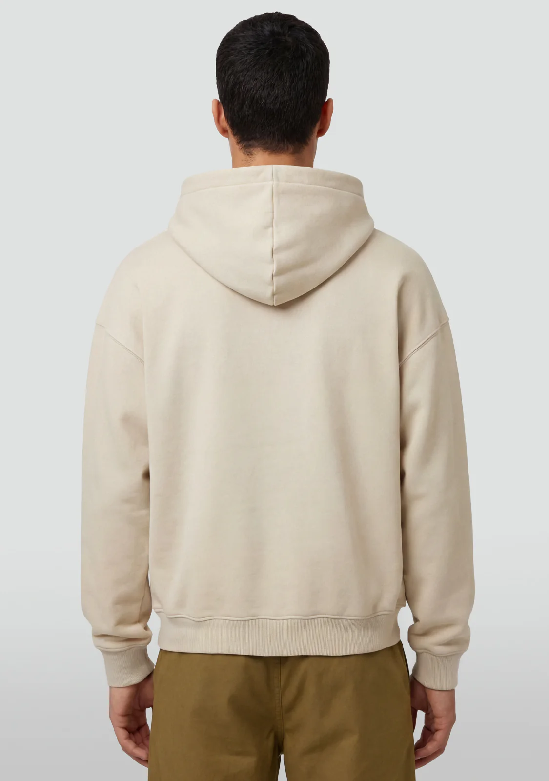 Clean-Cut Oversize Hoodie Off-White - Image 4
