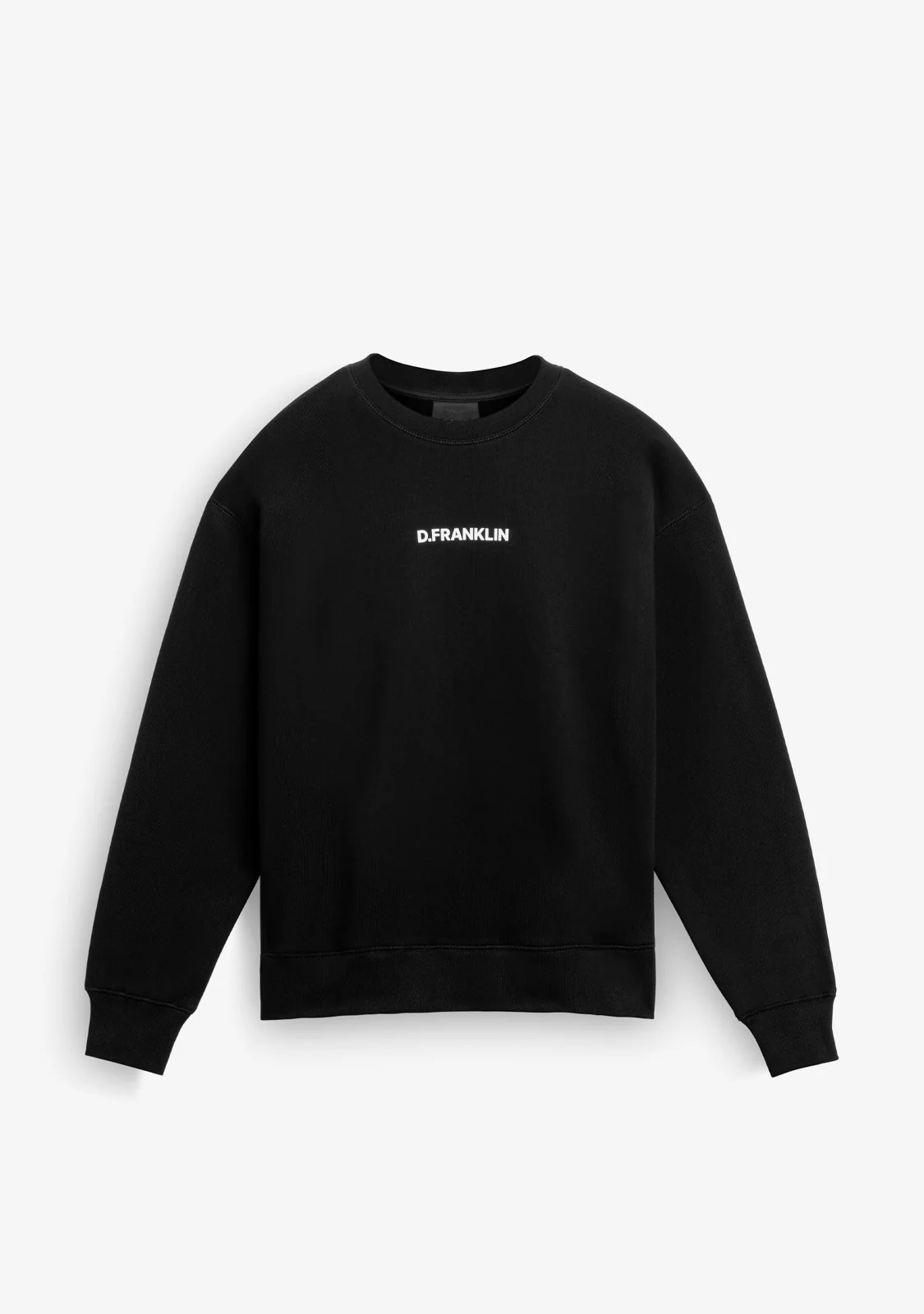 Crewneck Binary Oversize Sweatshirt Black - Image 2
