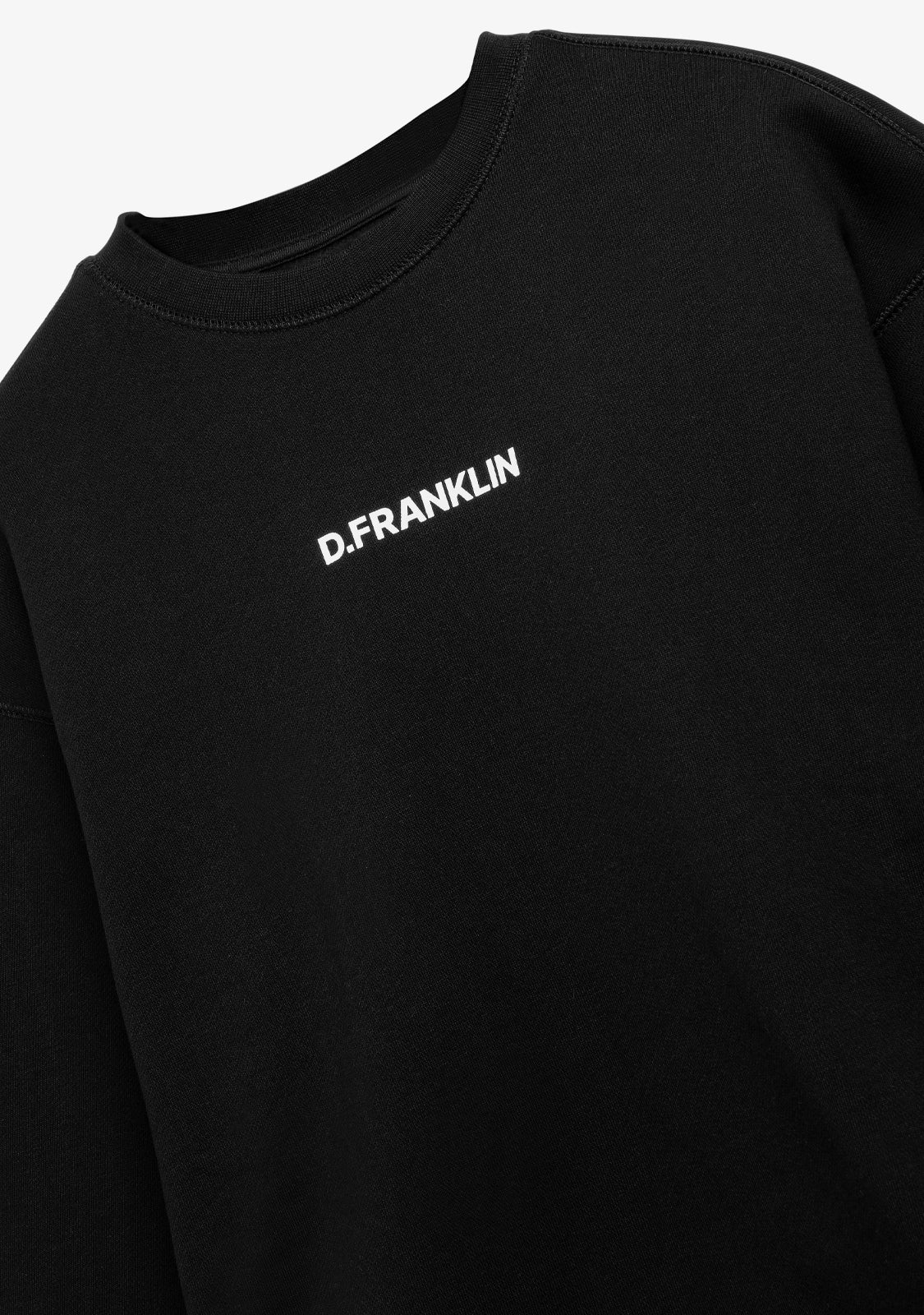 Crewneck Binary Oversize Sweatshirt Black - Image 3