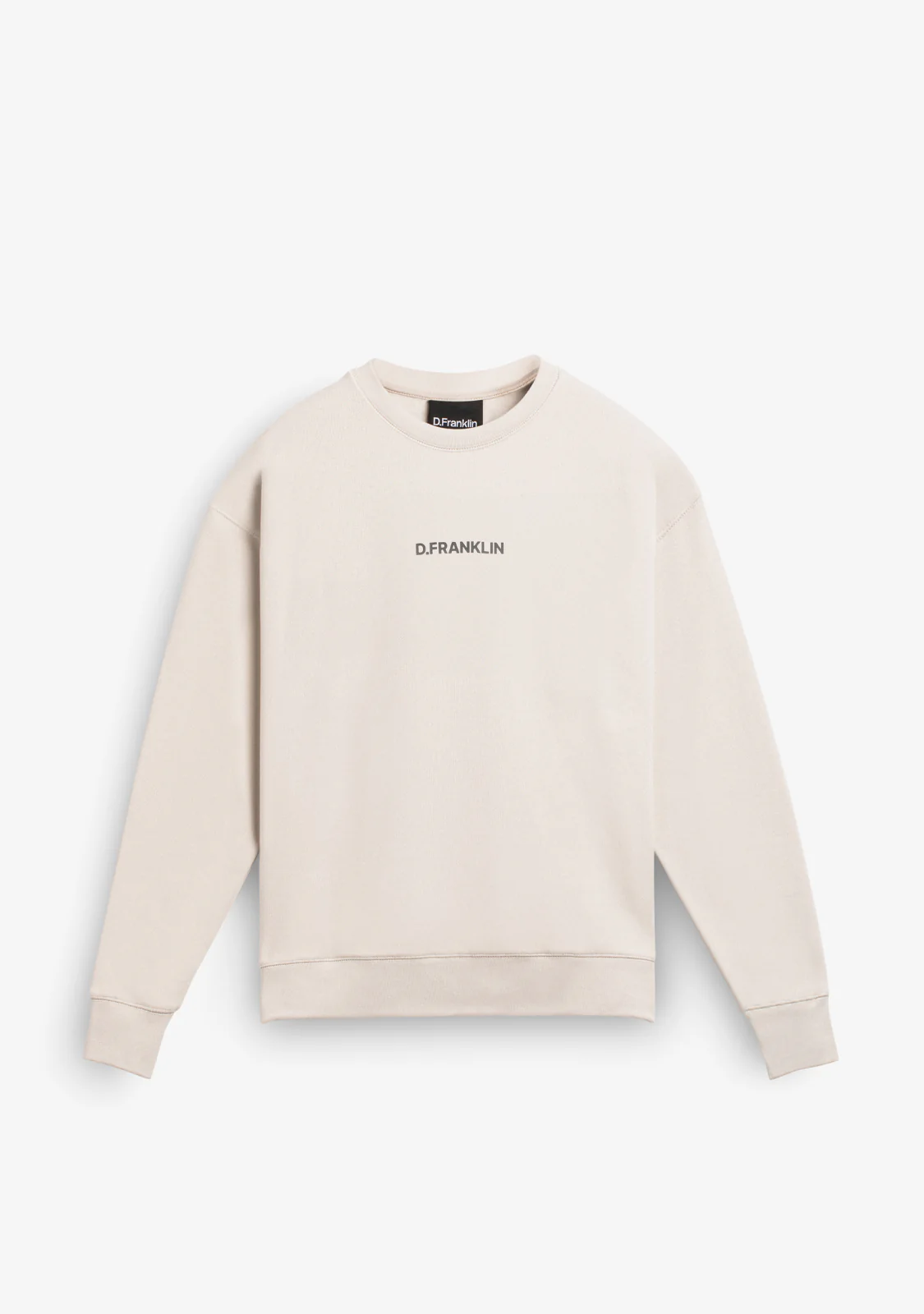 Crewneck Binary Oversize Sweatshirt Grey - Image 2