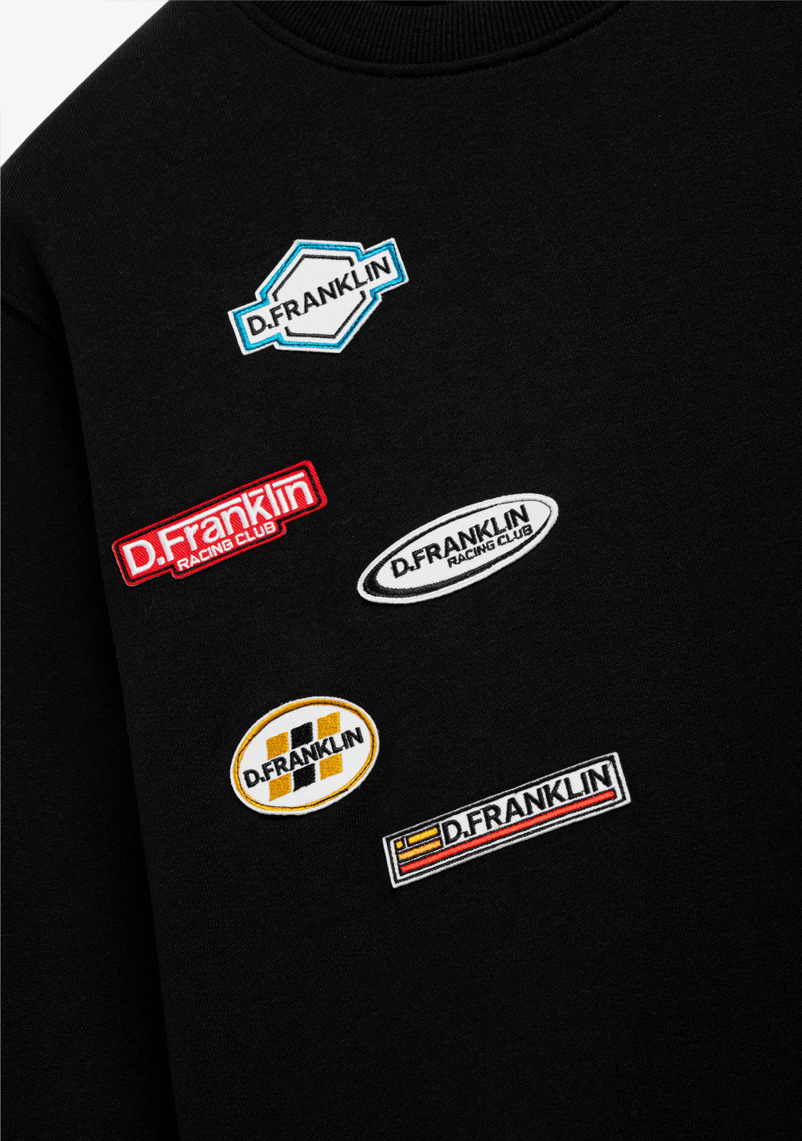 Crewneck Racing Club Sweatshirt Black - Image 3
