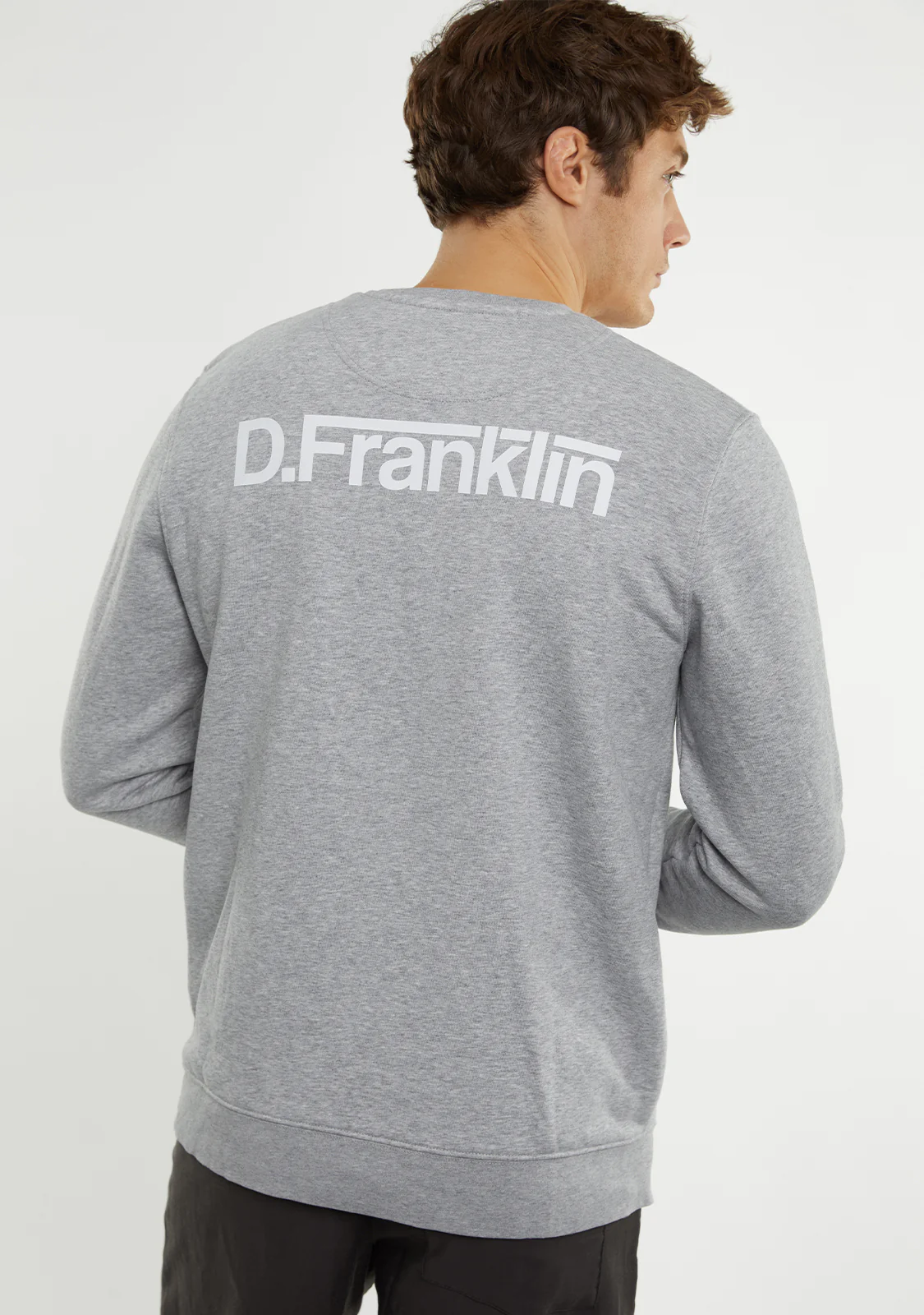 Crewneck Racing Club Sweatshirt Grey - Image 7