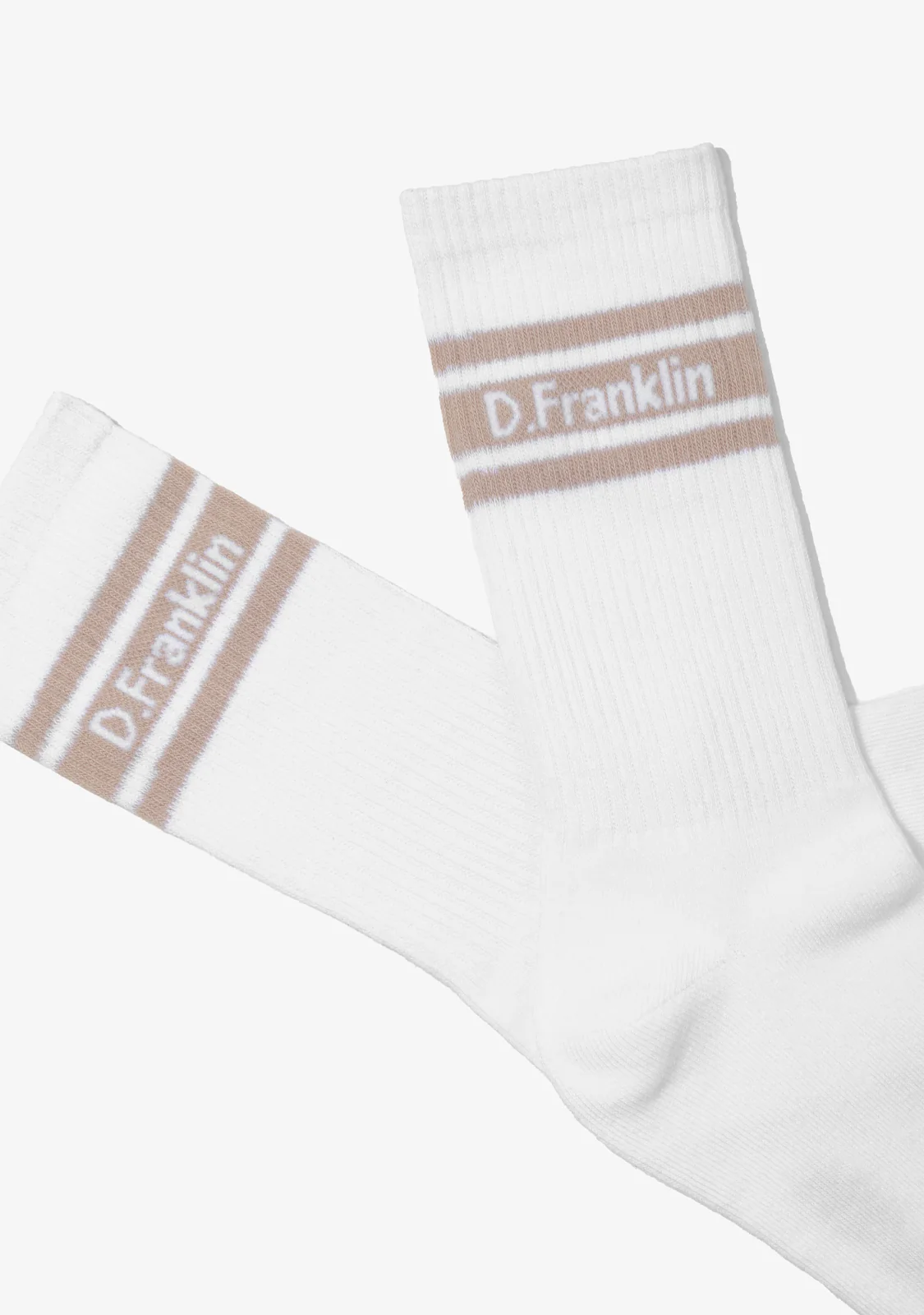 DF 3 Stripes Socks 3 Pack Neutral - Image 4