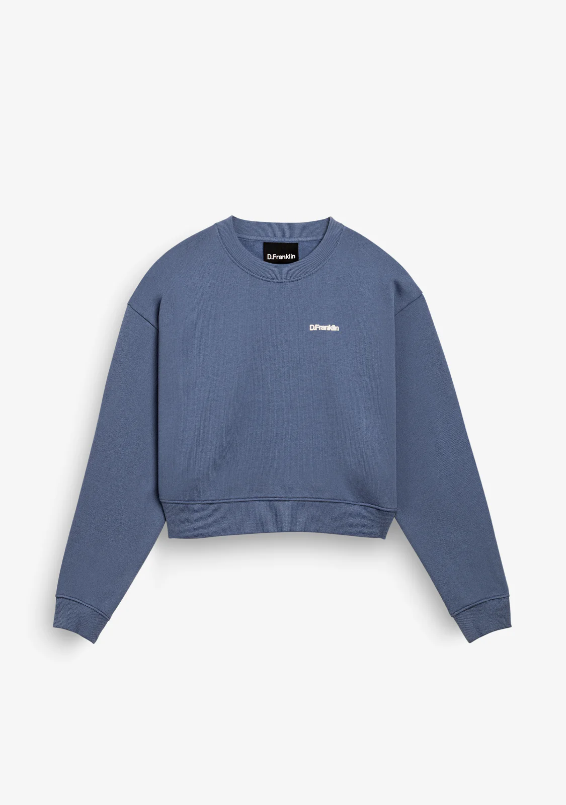 Eternity Crop Sweatshirt Blue - Image 2