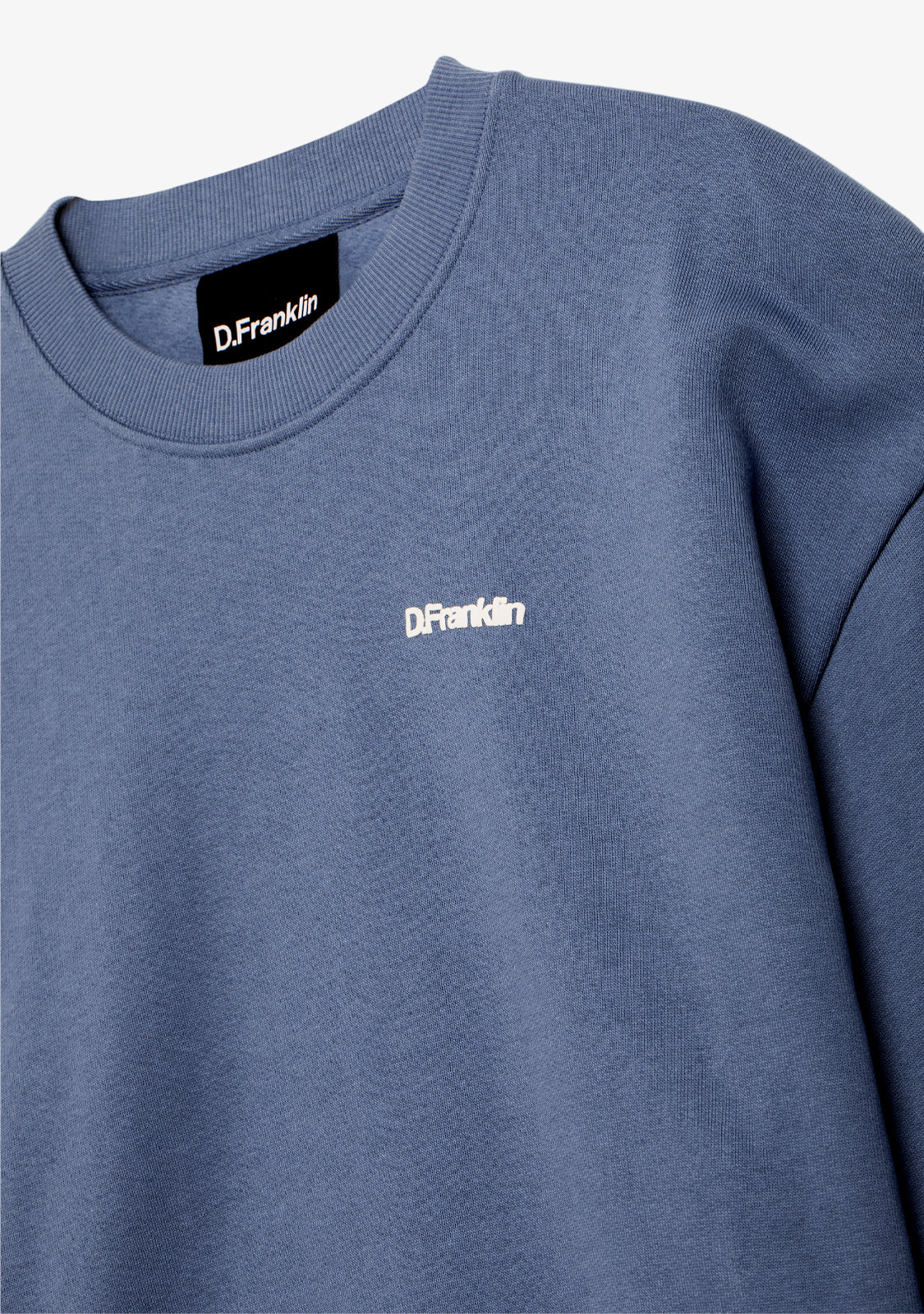 Eternity Crop Sweatshirt Blue - Image 3