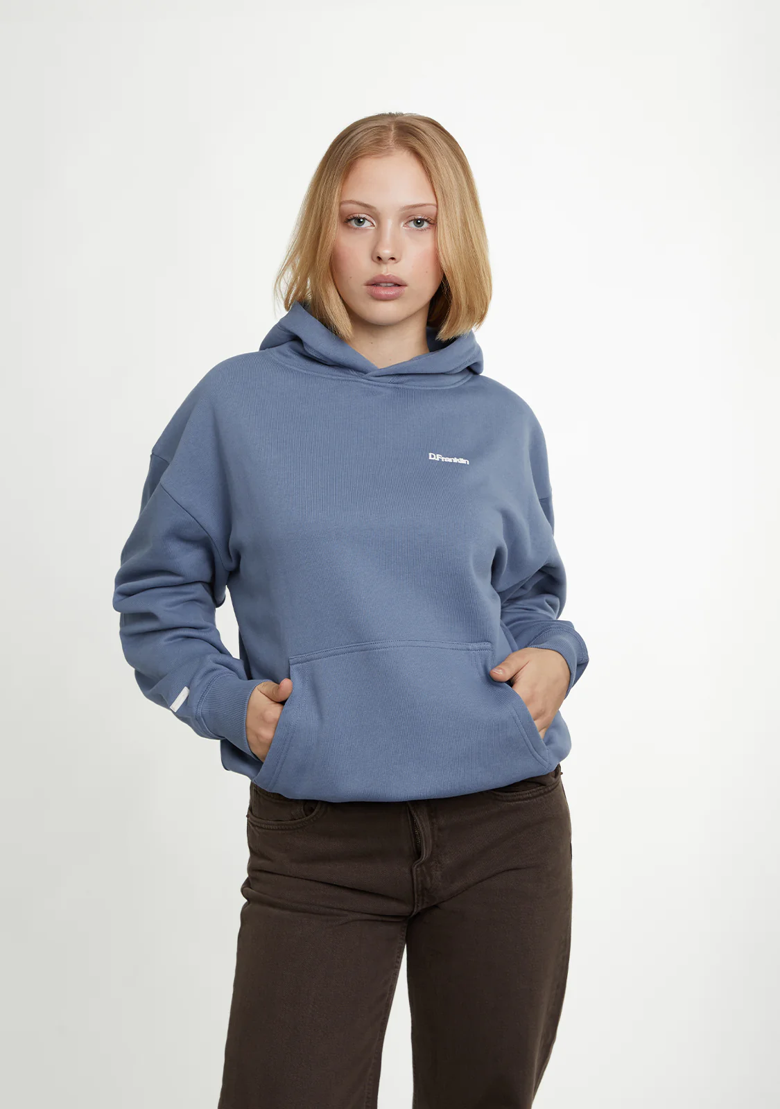 Eternity Oversize Hoodie Blue - Image 4