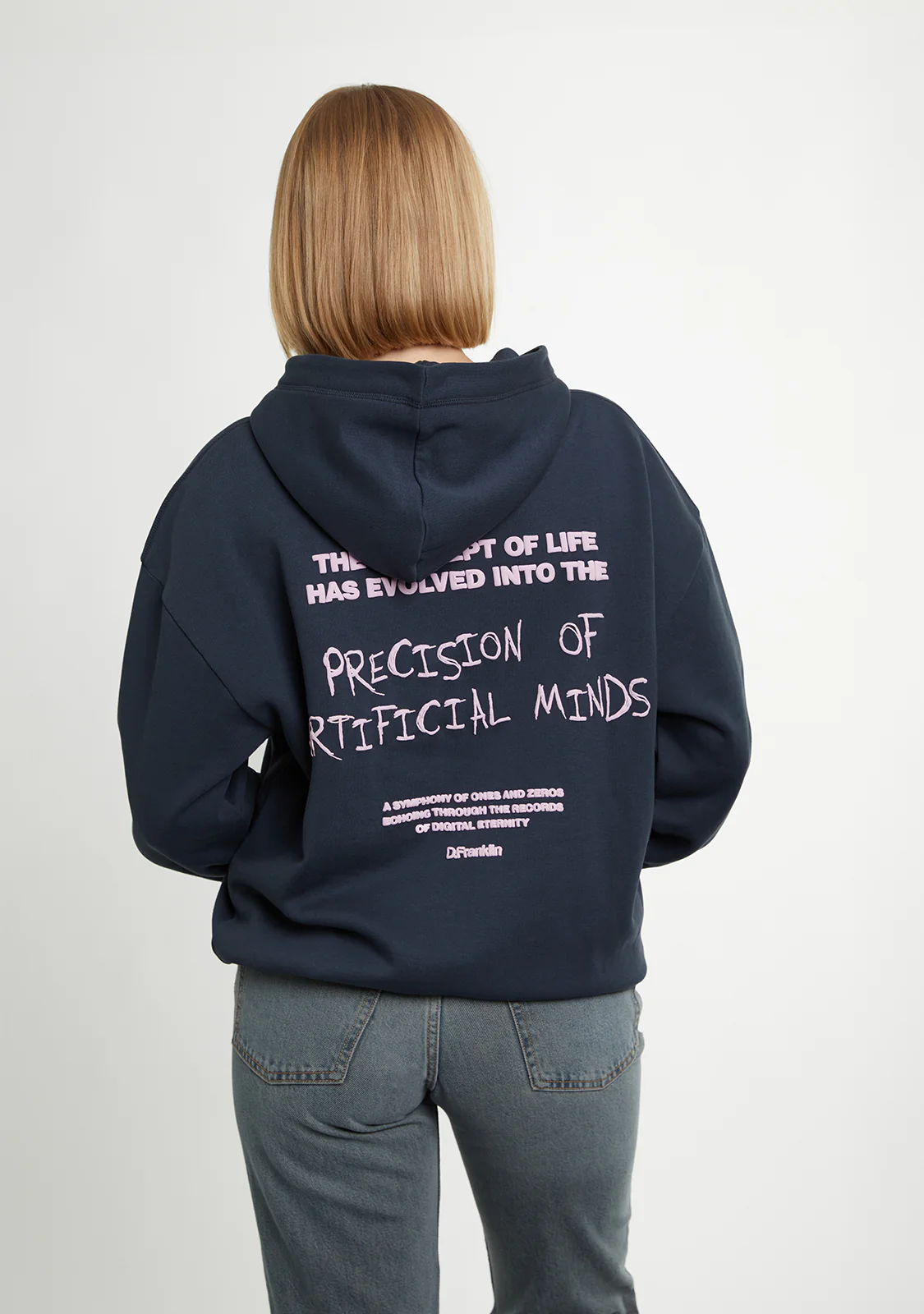 Eternity Oversize Hoodie Grey - Image 5