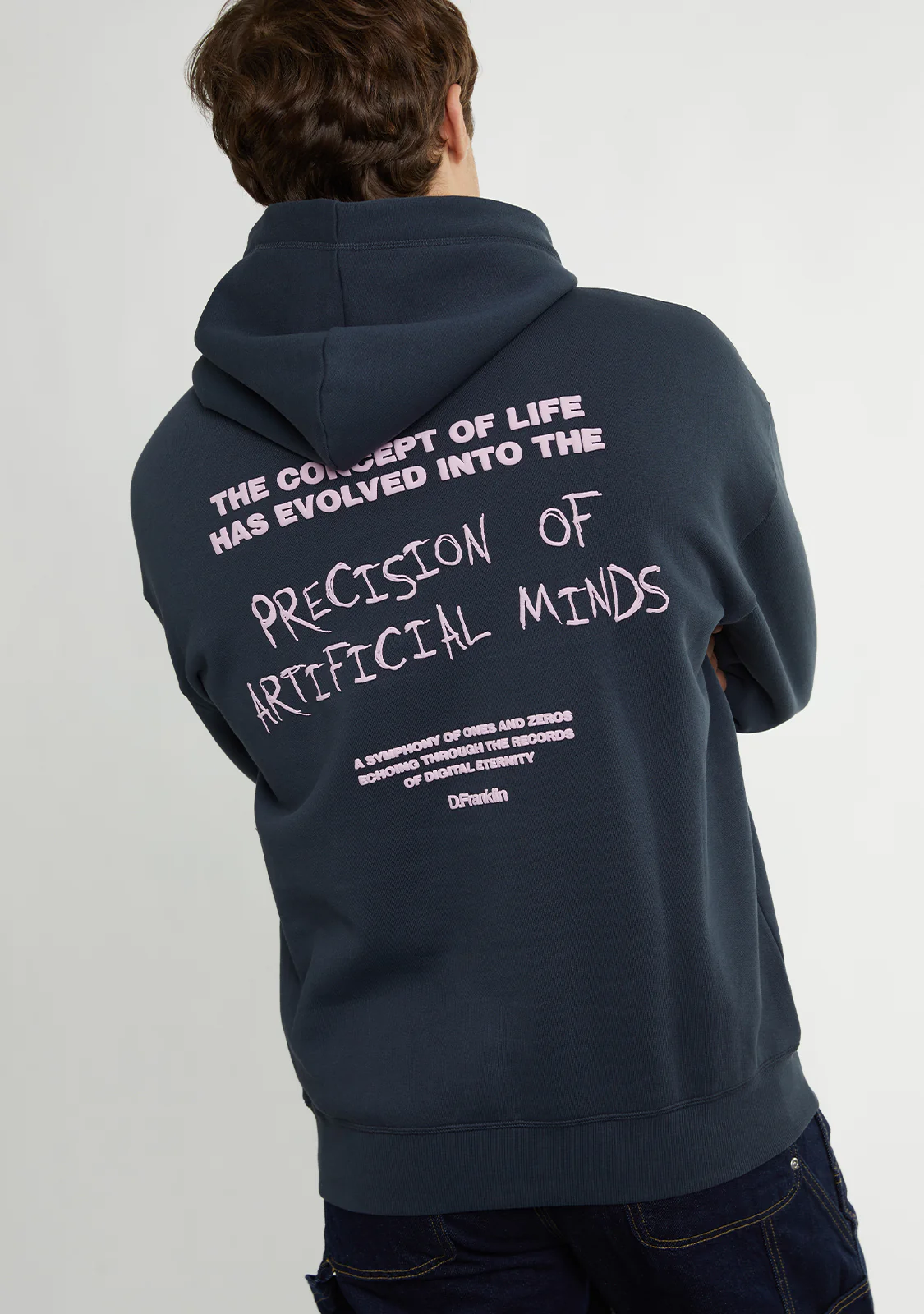 Eternity Oversize Hoodie Grey - Image 7
