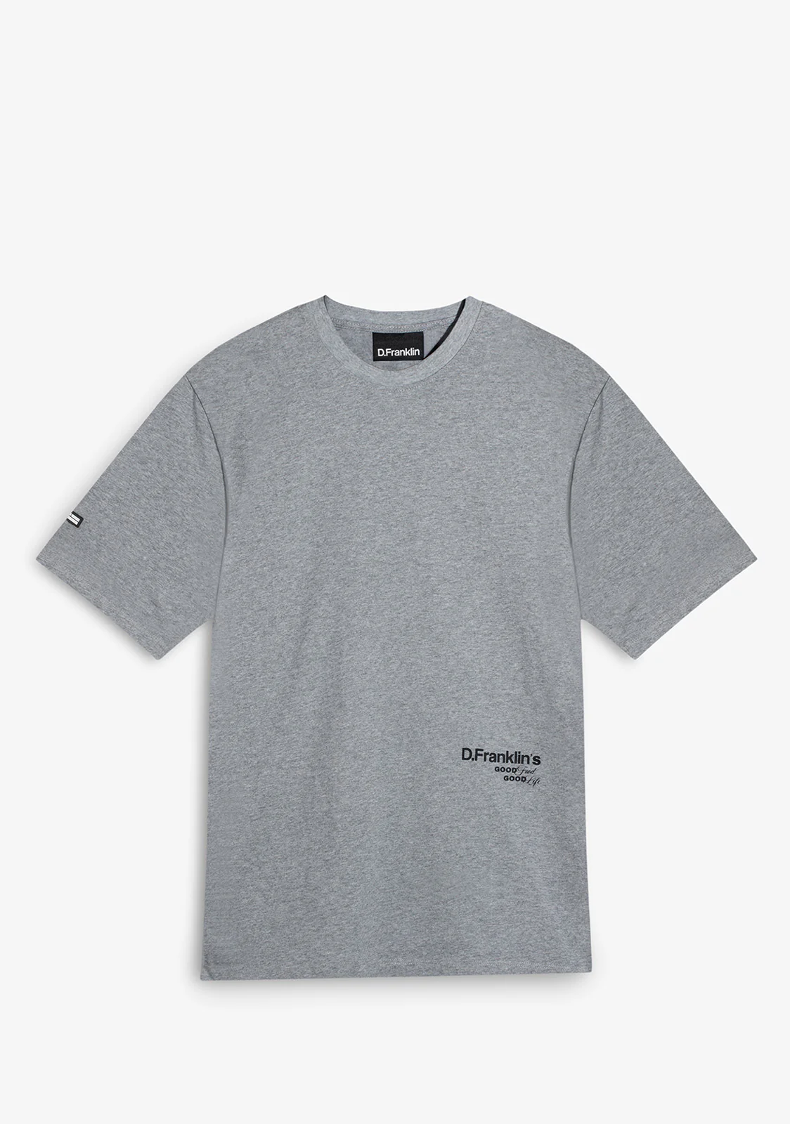 Good Life T-Shirt Grey Melange - Image 2