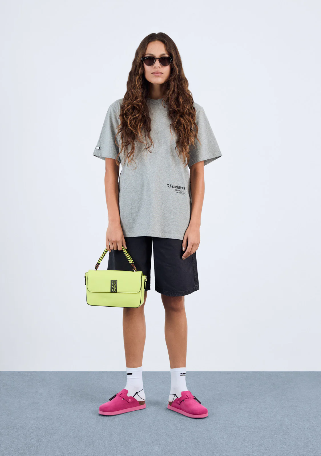 Good Life T-Shirt Grey Melange - Image 4