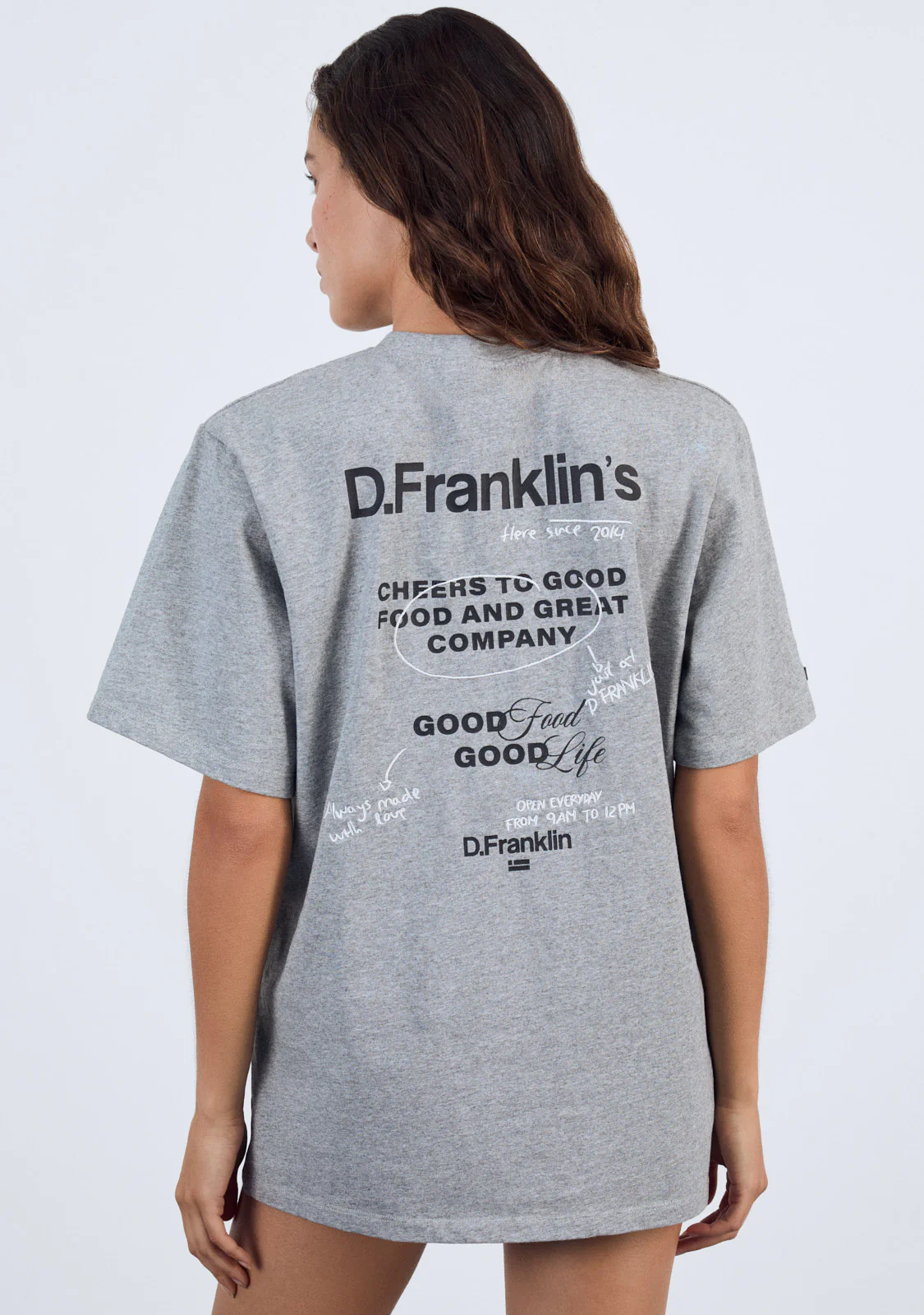 Good Life T-Shirt Grey Melange - Image 5
