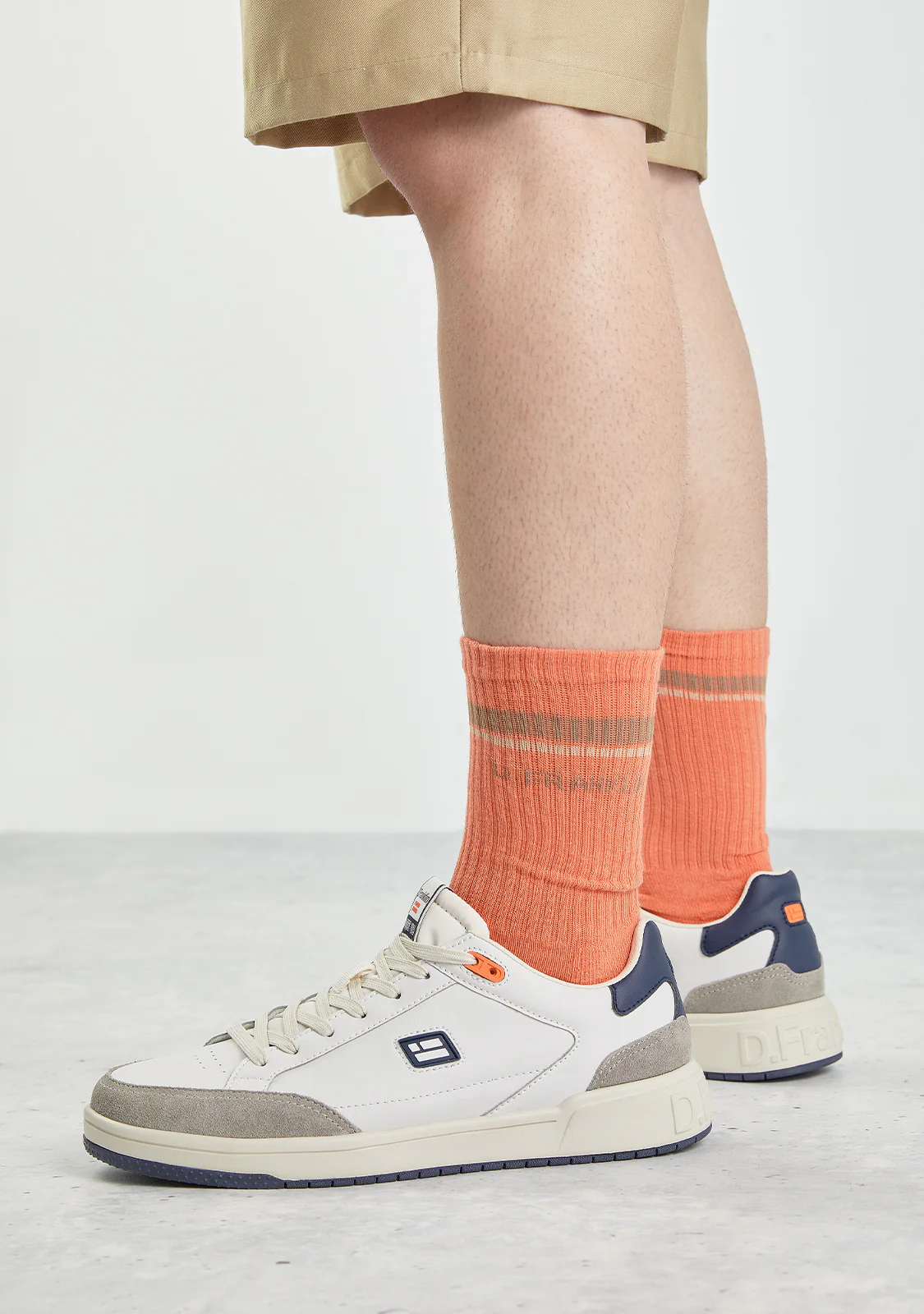 Gorpcore 2 Stripes Socks Orange - Image 4