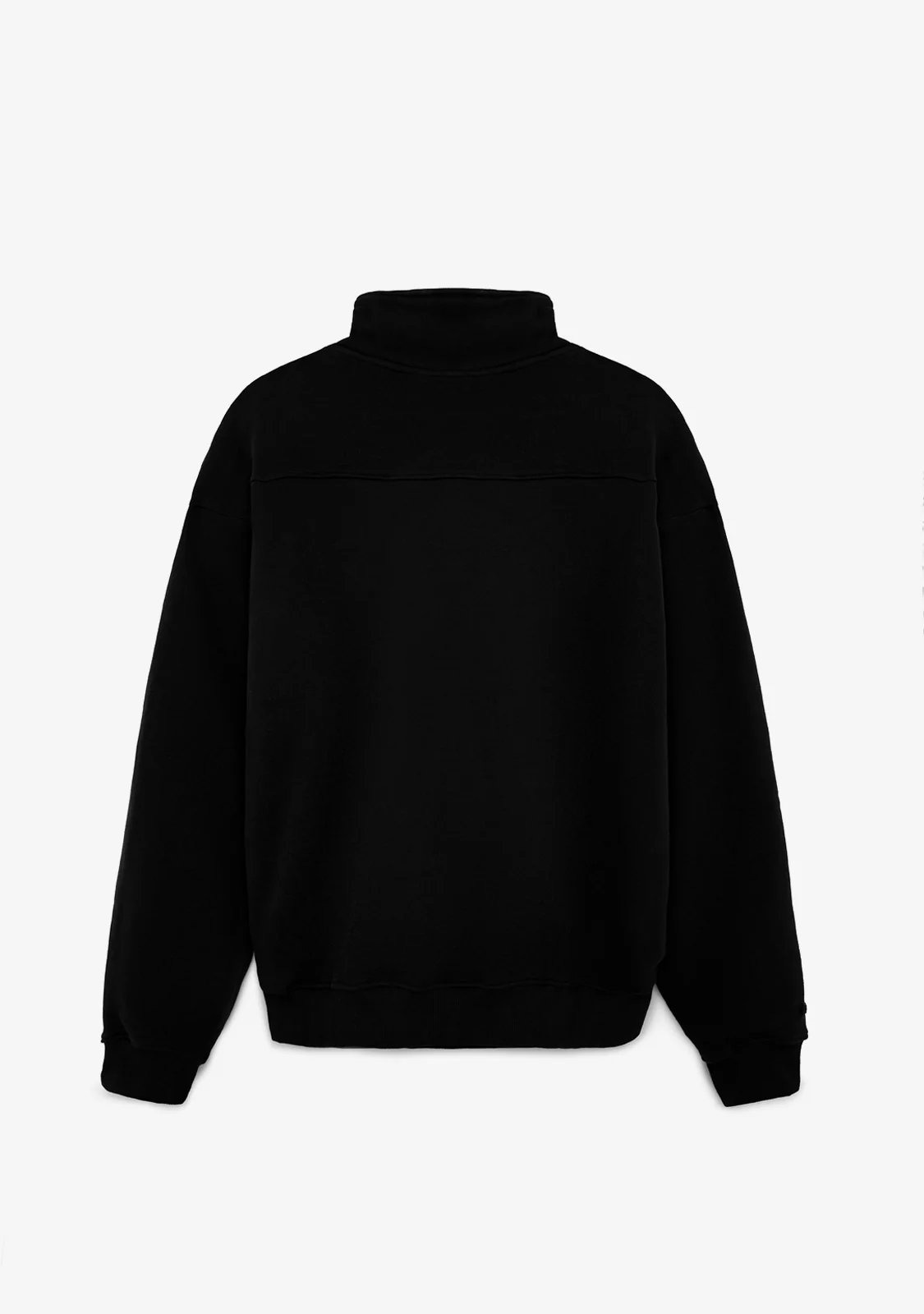 Half-Zip Sweatshirt Black - Image 8