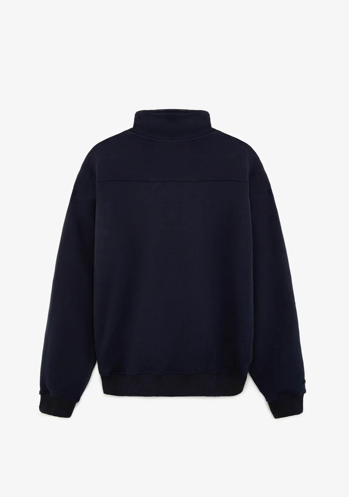 Half-Zip Sweatshirt Navy - Image 8