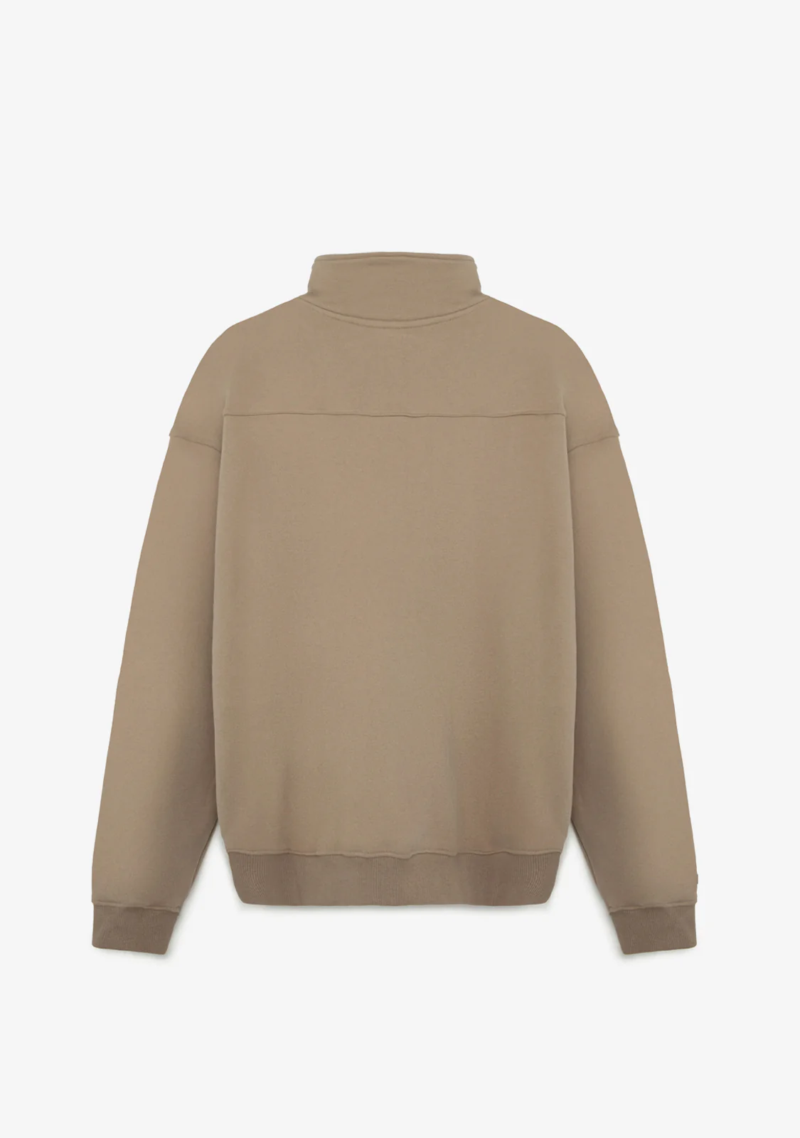 Half-Zip Sweatshirt Sand - Image 8