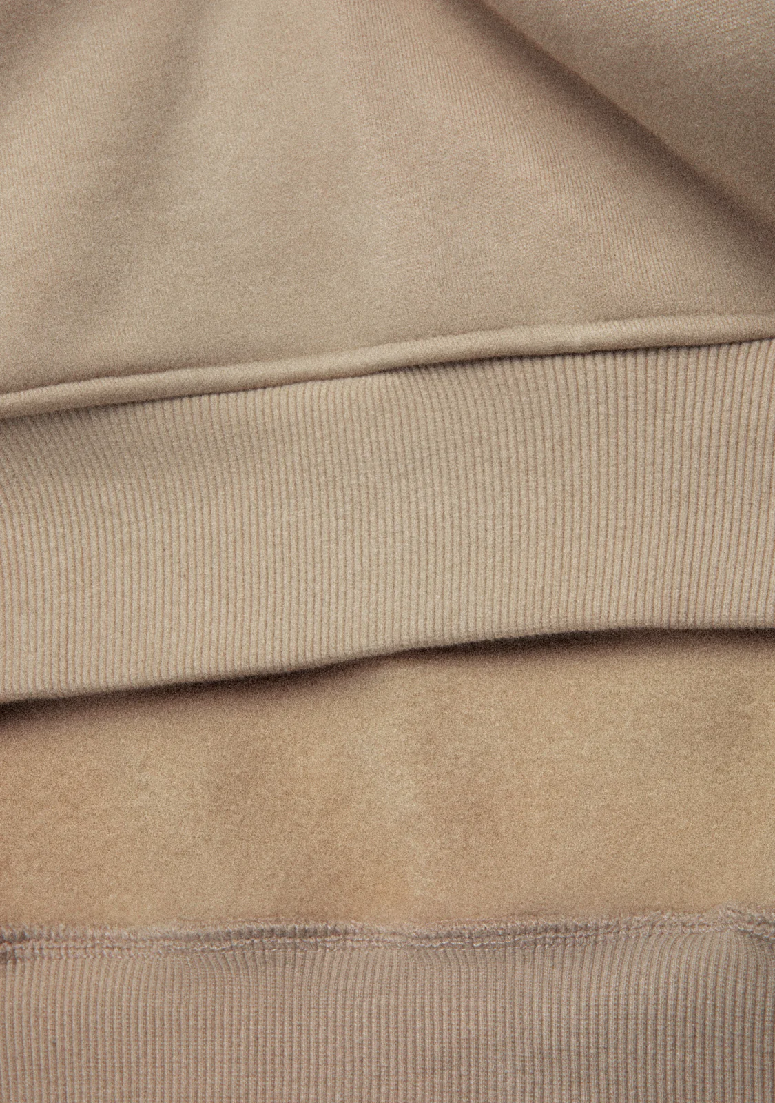 Half-Zip Sweatshirt Sand - Image 9