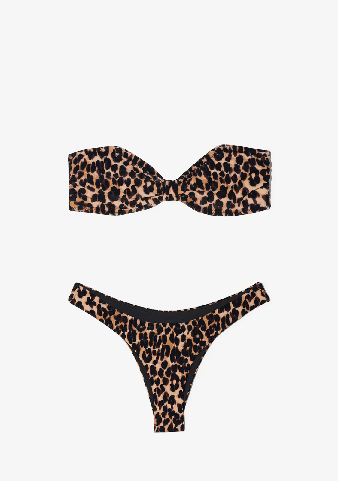 Halia Top + Ava Bottom Leopard Bikini - Image 2