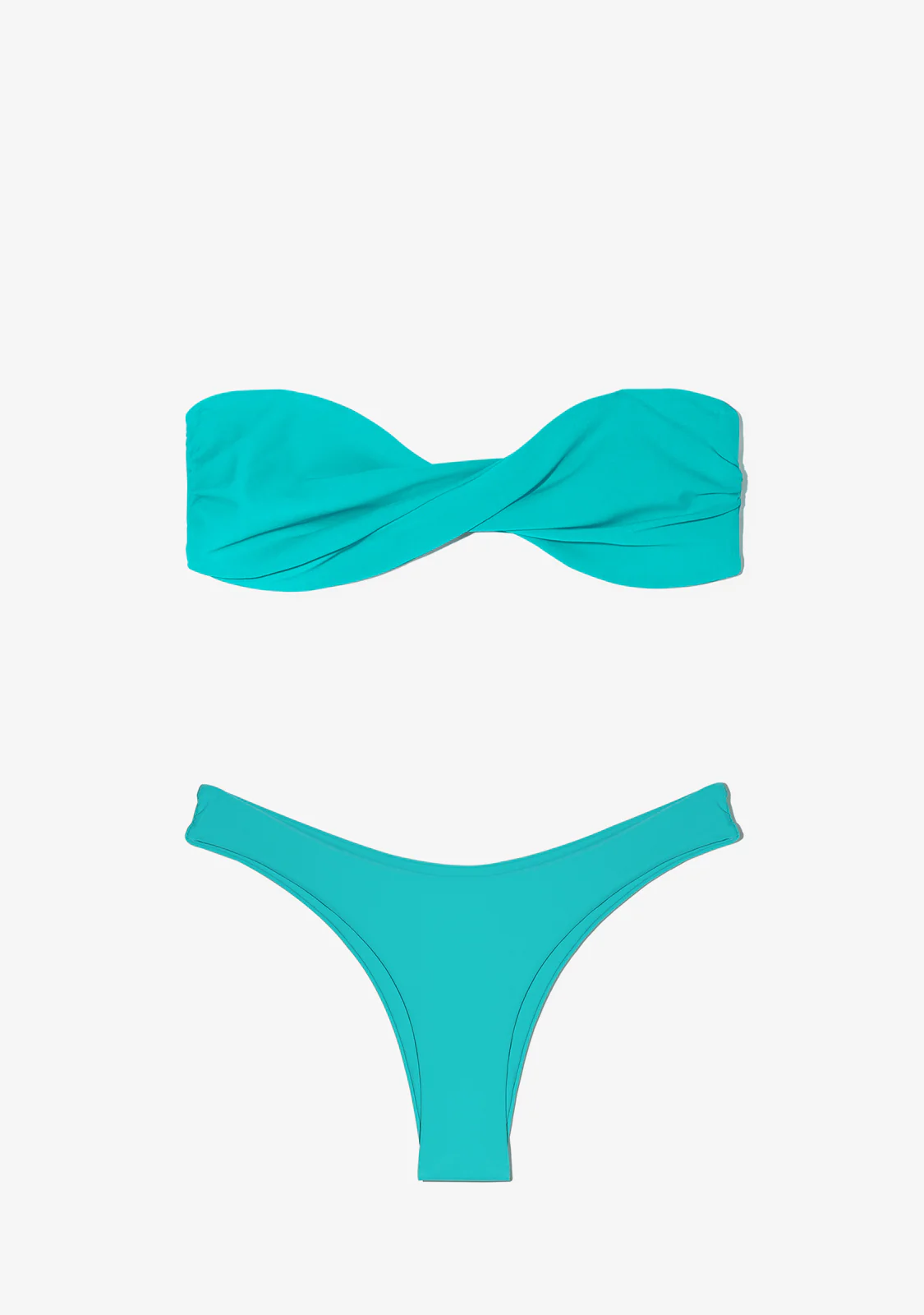 Harper Top + Ava Bottom Aqua Blue Bikini - Image 2