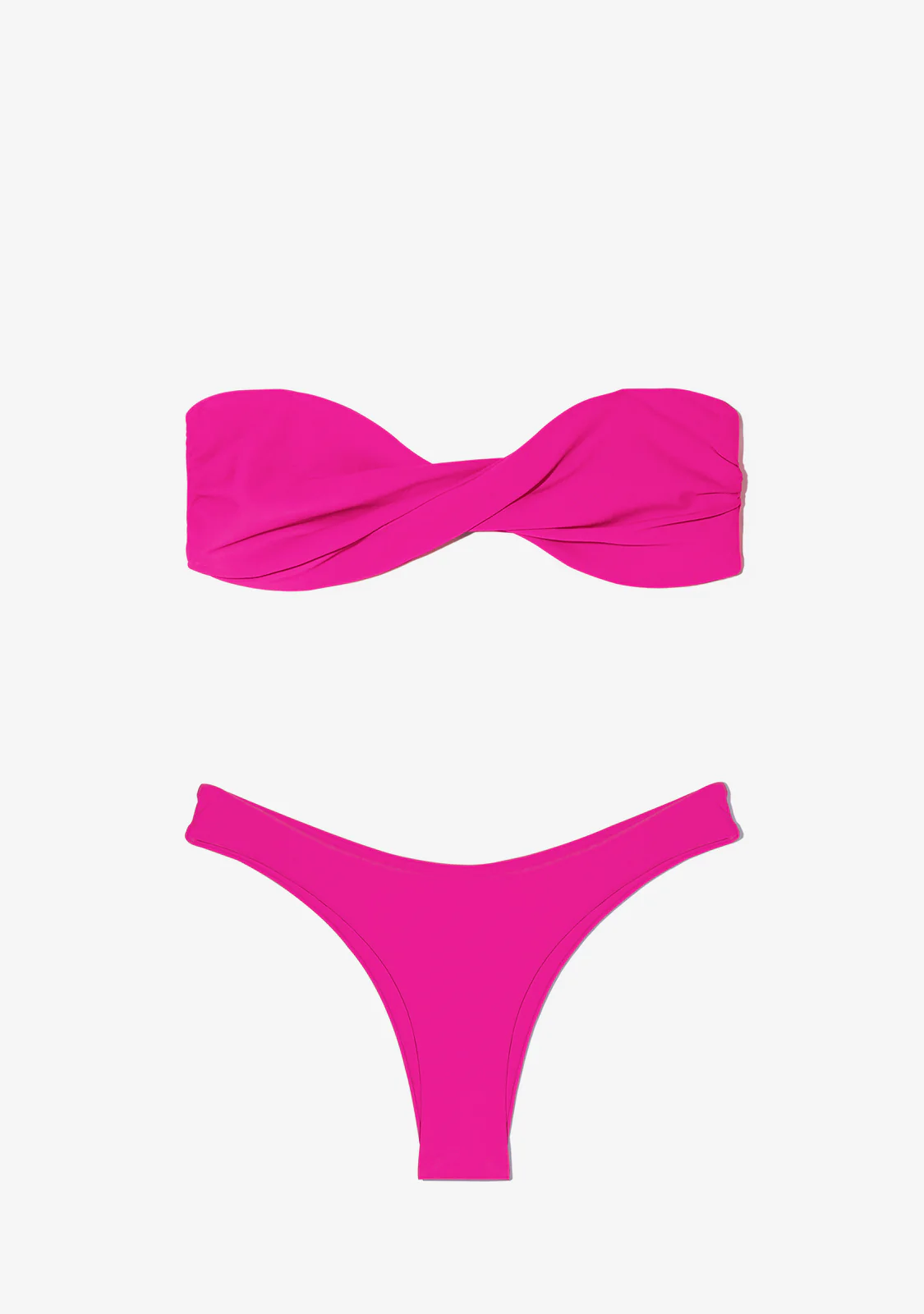 Harper Top + Ava Bottom Hot Pink Bikini - Image 2