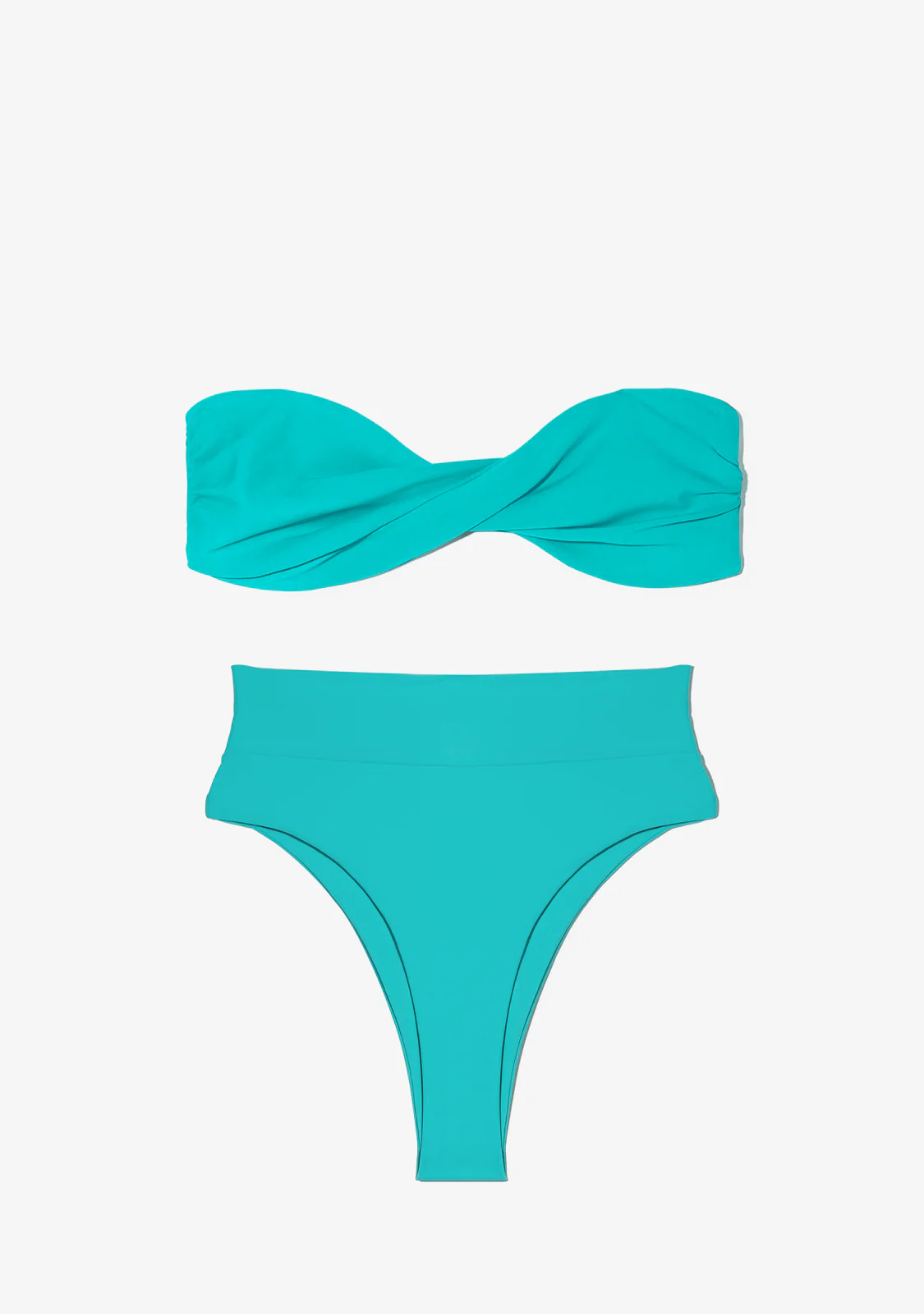 Harper Top + Kalea Bottom Aqua Blue Bikini - Image 2