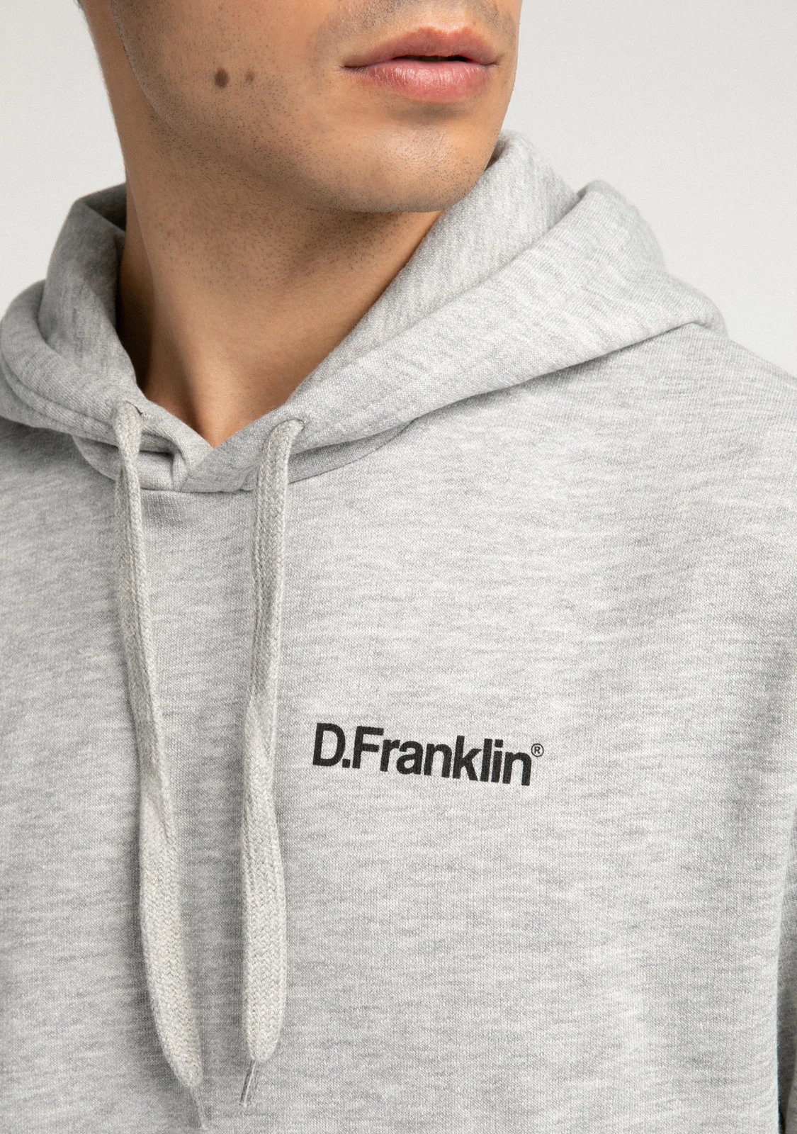Hoodie D.Franklin Black / Grey - Image 2