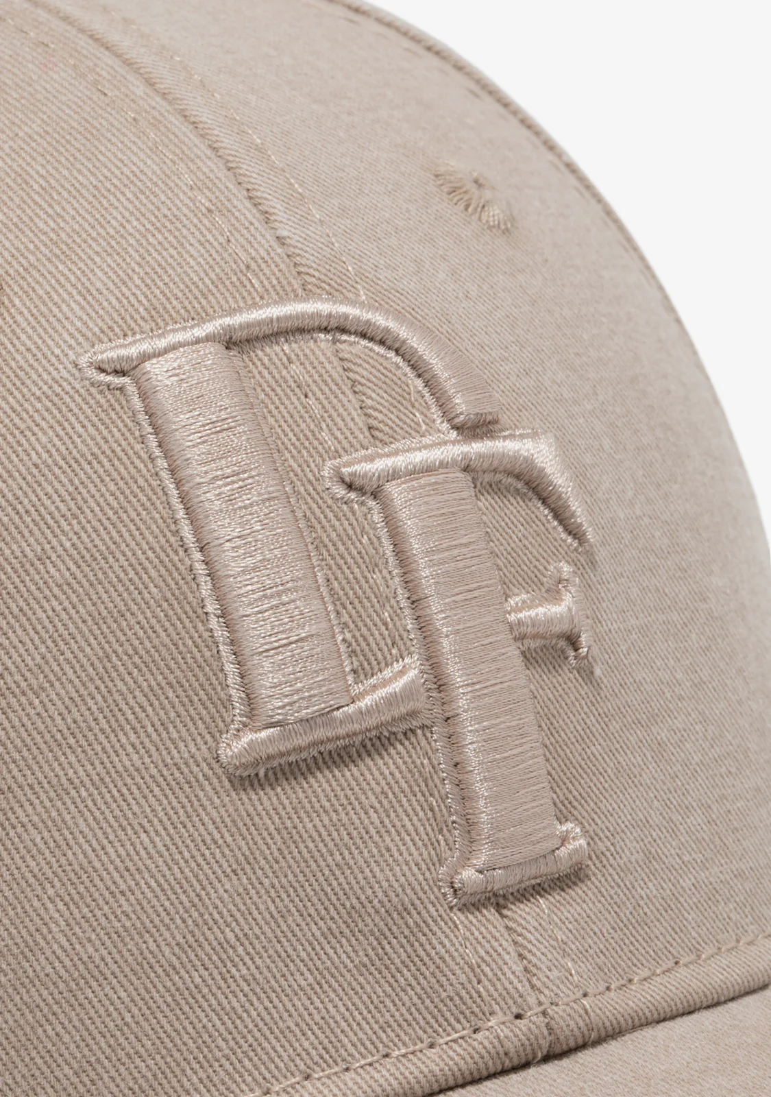 Initials Baseball Cap Sand - Image 3