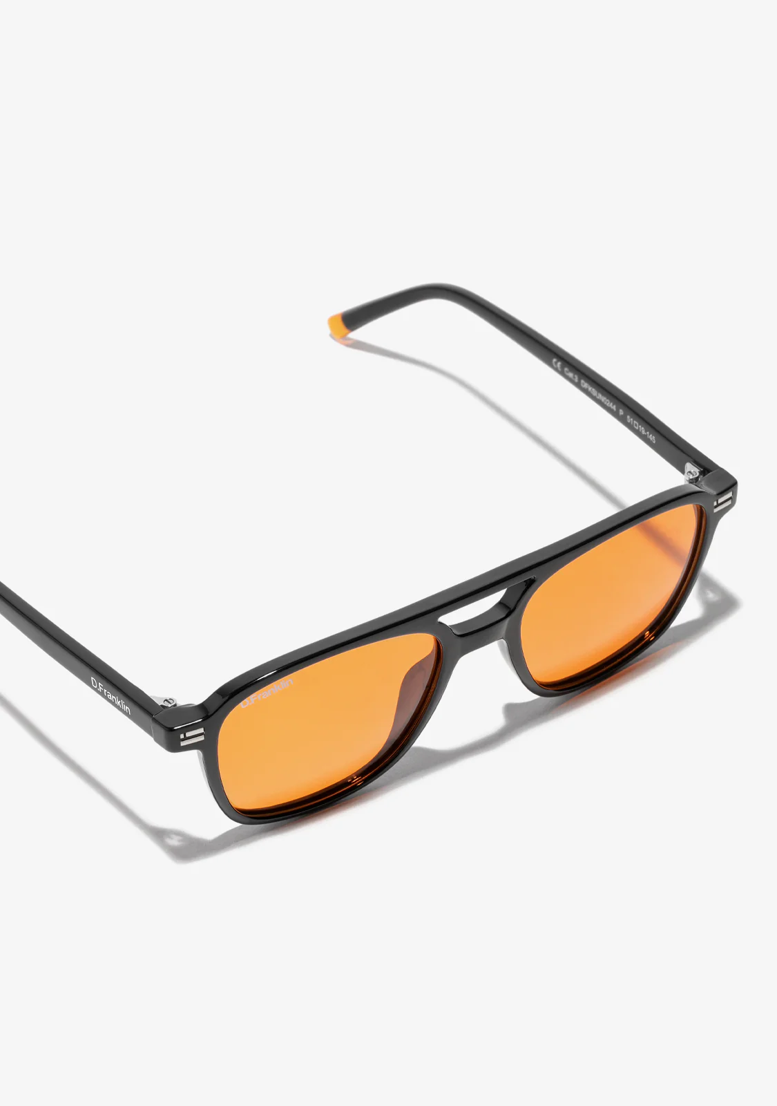 Jackson Square Shiny Black / Orange - Image 3