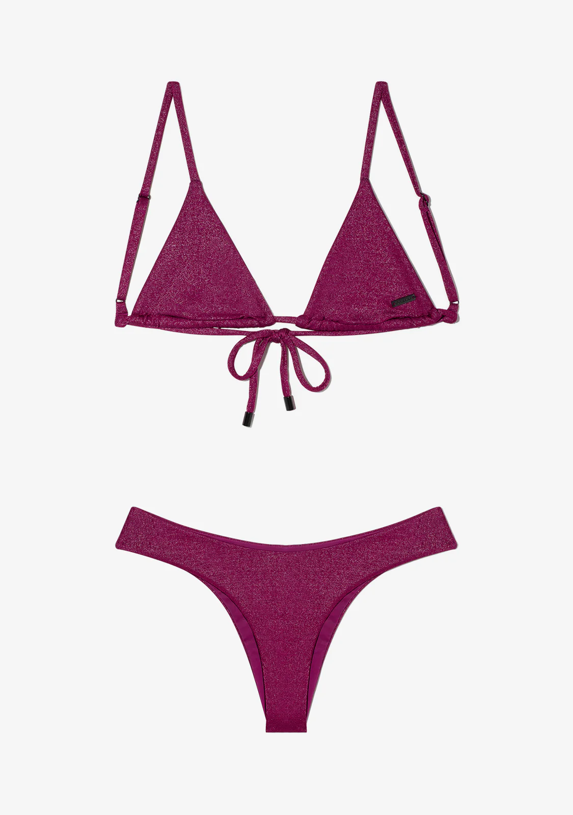 Kai Top + Ava Bottom Mulberry Glimmer Bikini - Image 2
