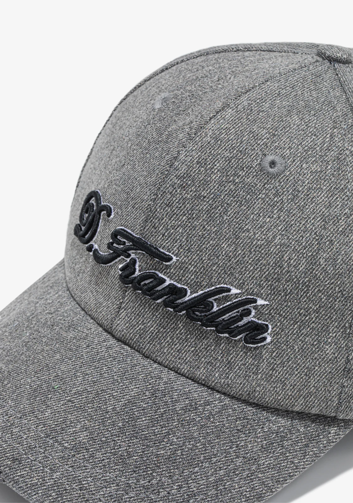 Logo Denim Cap Black - Image 3