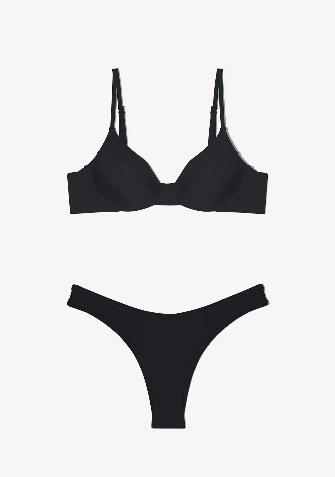 Masha Top + Ava Bottom Black Bikini - Image 2