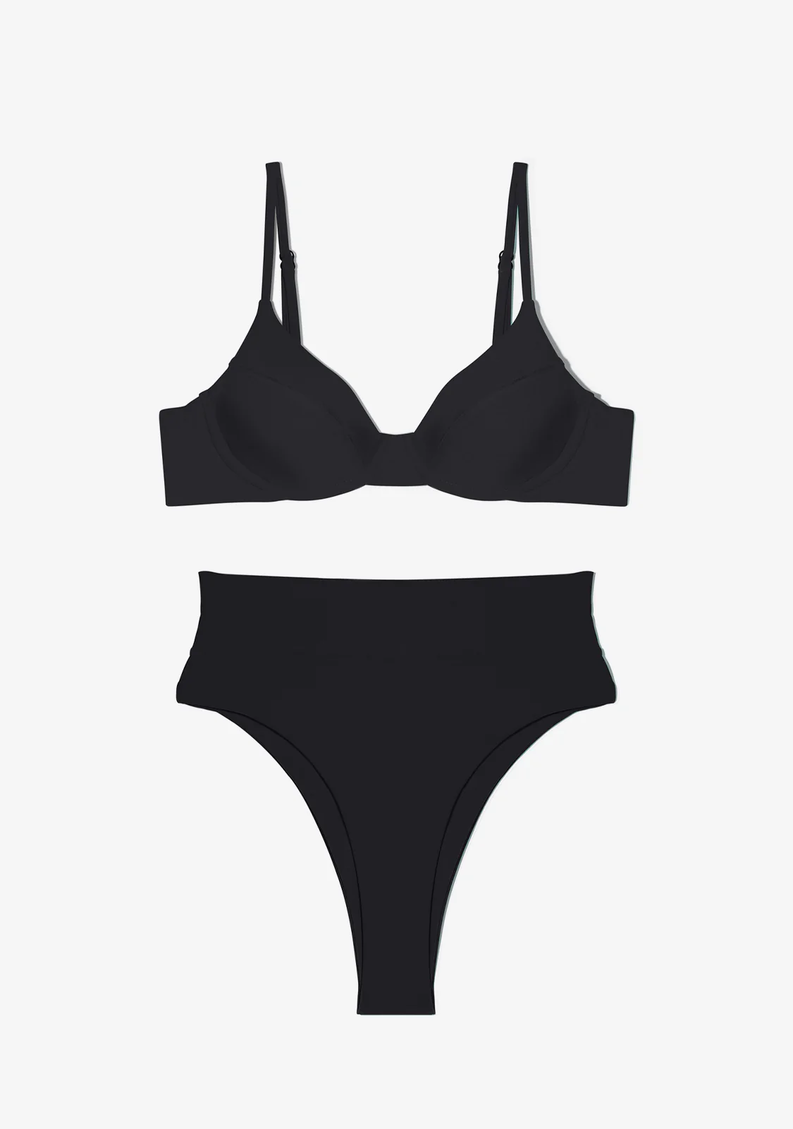 Masha Top + Kalea Bottom Black Bikini - Image 2
