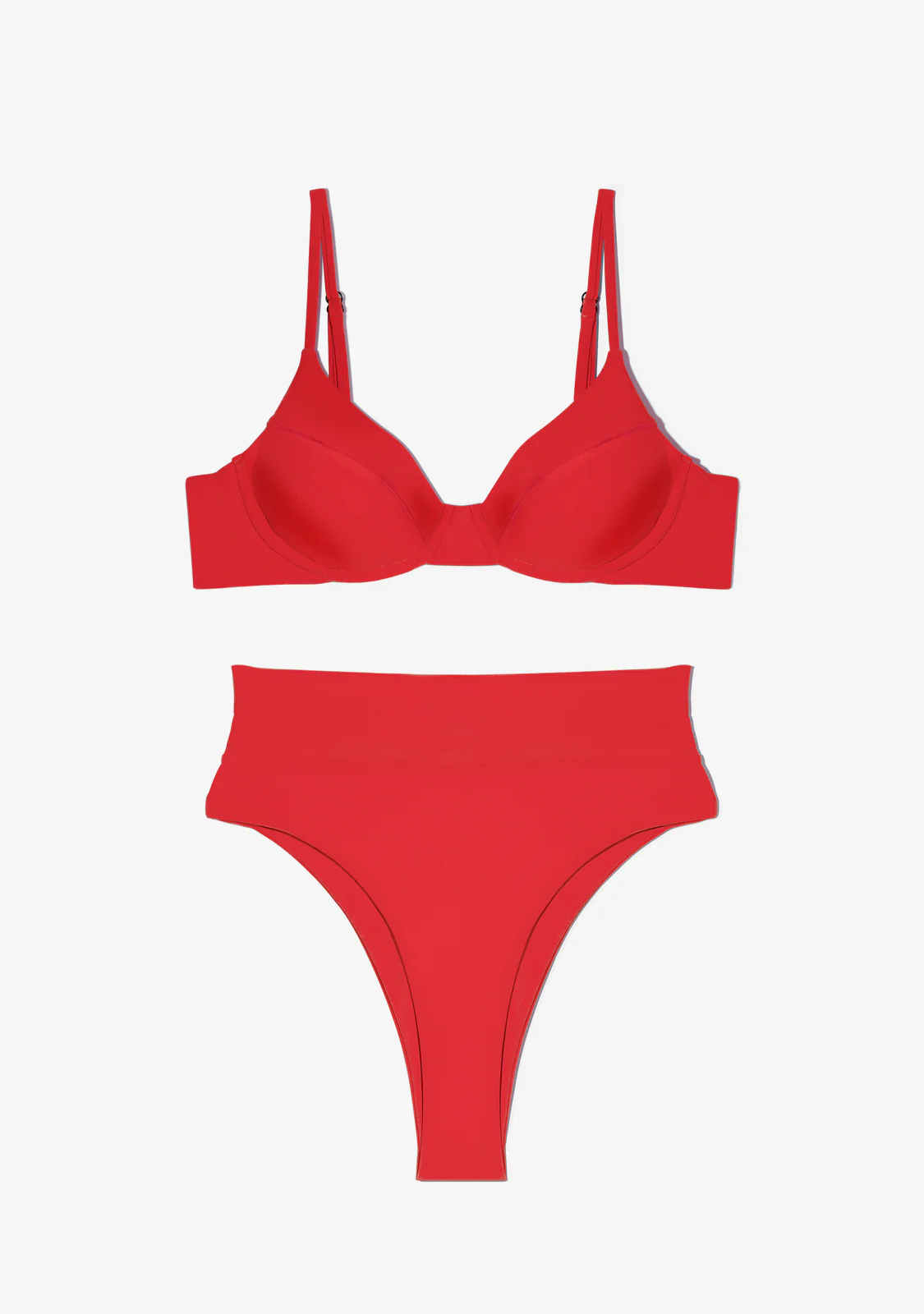 Masha Top + Kalea Bottom Chili Red Bikini - Image 2
