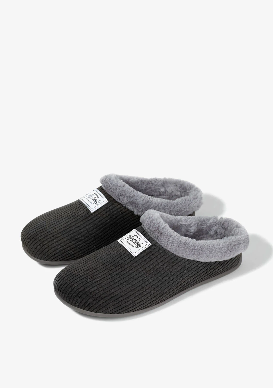 Mercredy Slipper Cord Black - Image 2