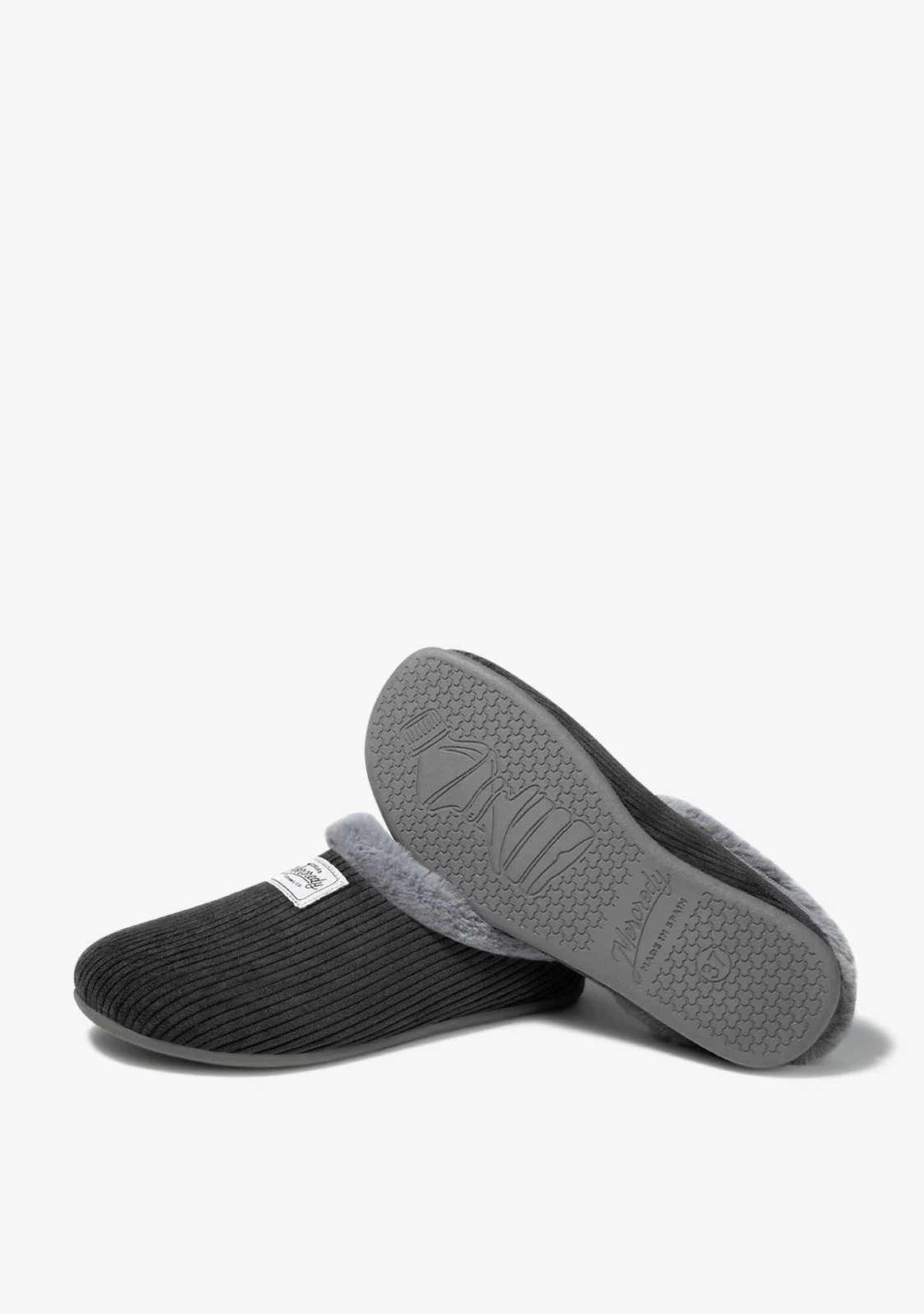 Mercredy Slipper Cord Black - Image 3