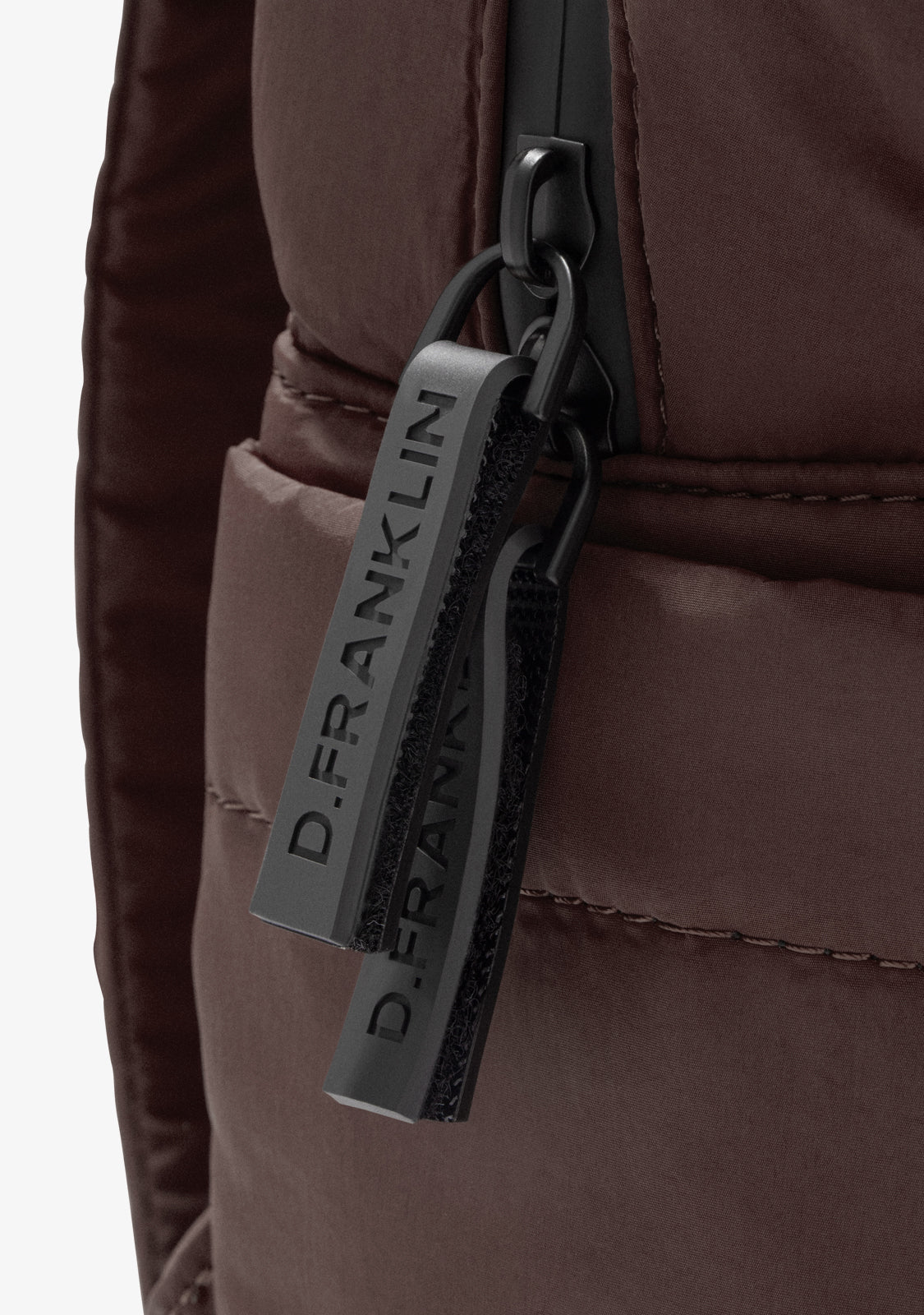 Multi-Pocket Nylon Backpack Brown - Image 8