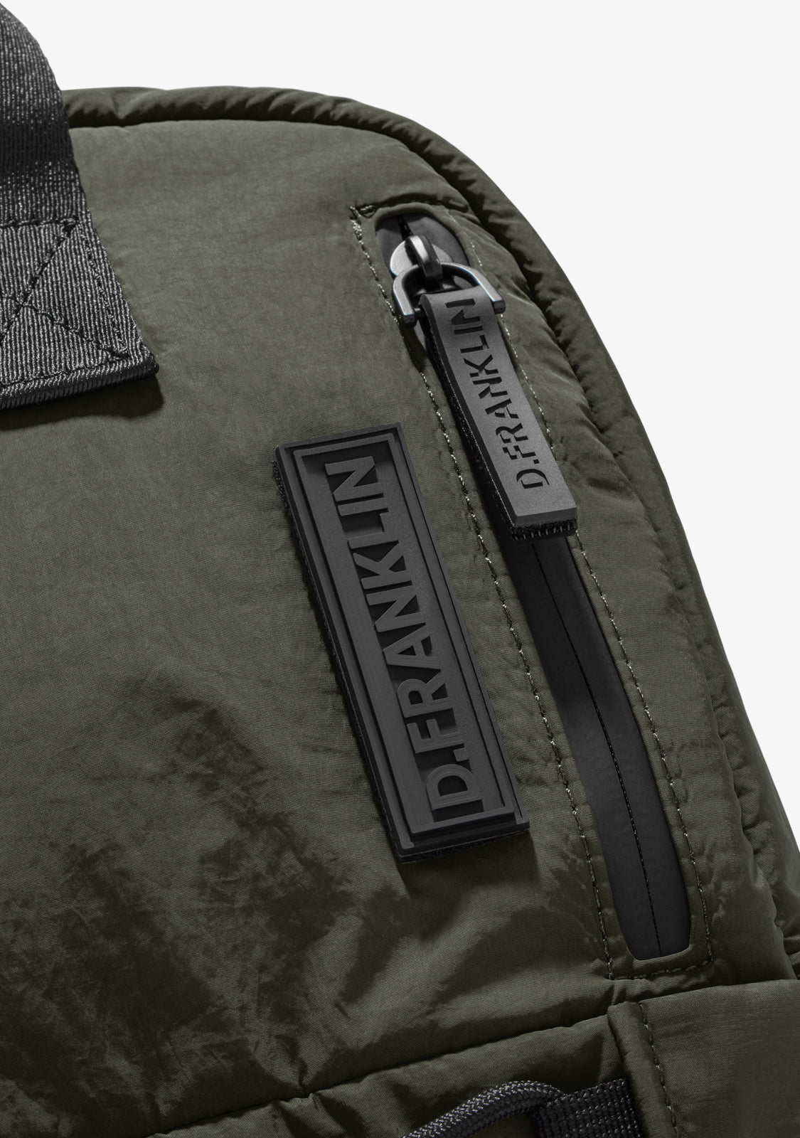 Multi-Pocket Nylon Backpack Green - Image 6